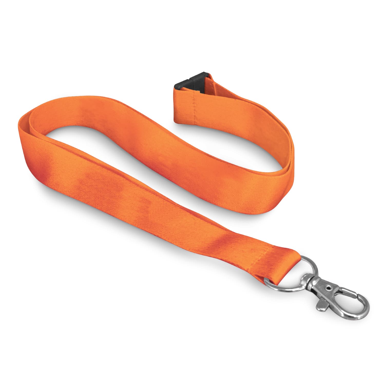 Soft Touch Logo Lanyard - 116611 Image Orange