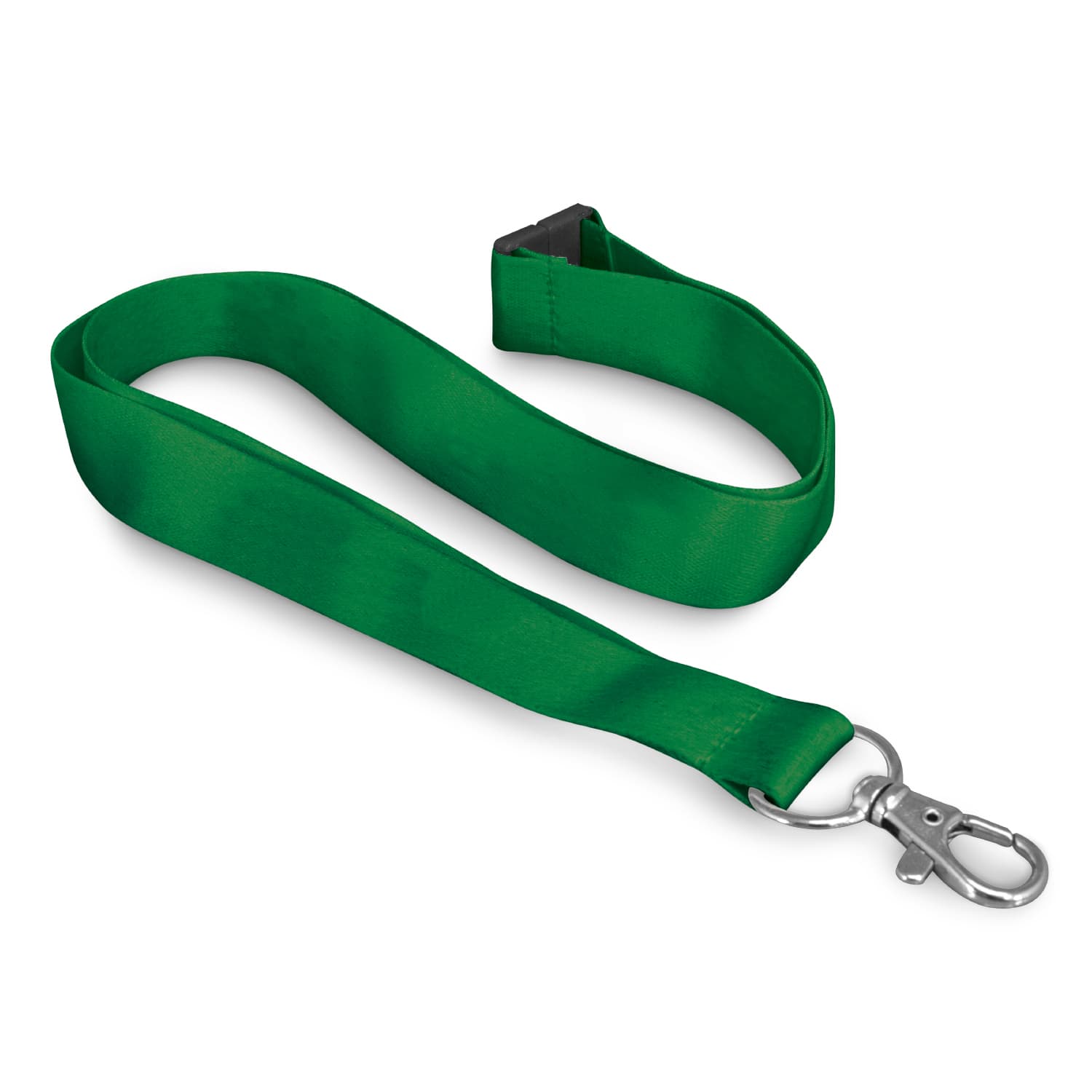 Soft Touch Logo Lanyard - 116611 Image Dark Green