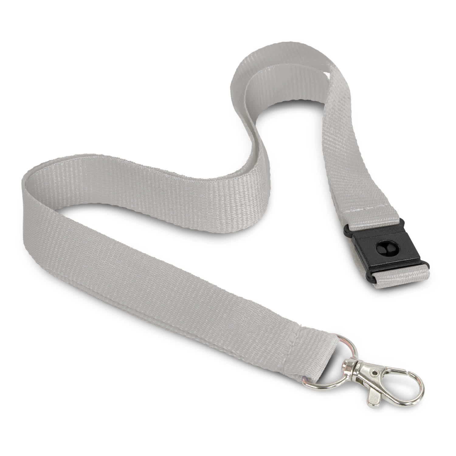 3D Logo Lanyard - 116612 Image Grey