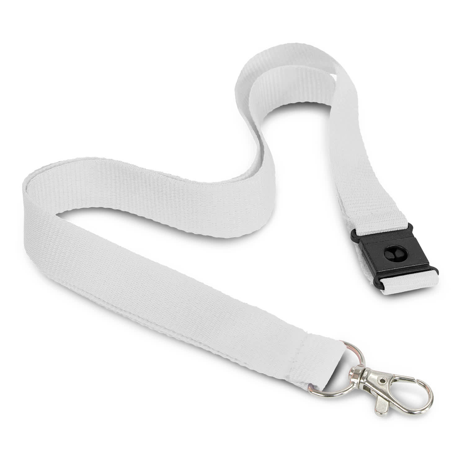 3D Logo Lanyard - 116612 Image White
