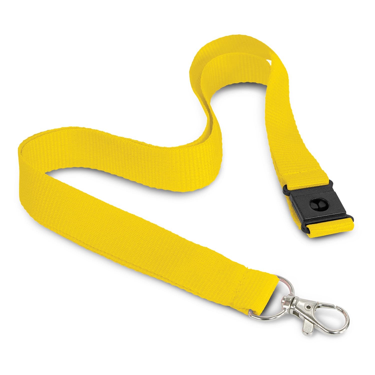 3D Logo Lanyard - 116612 Image Yellow