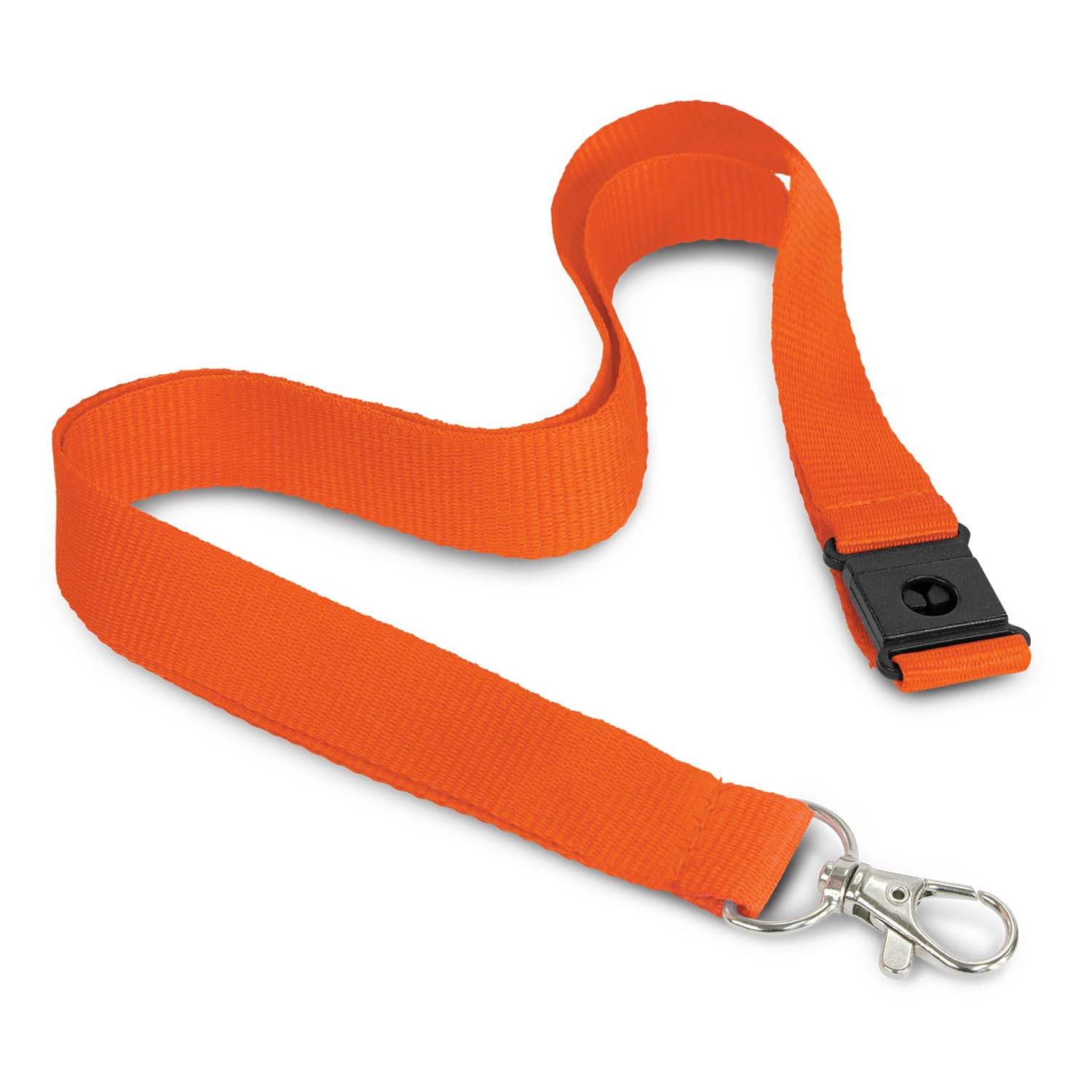 3D Logo Lanyard - 116612 Image Orange