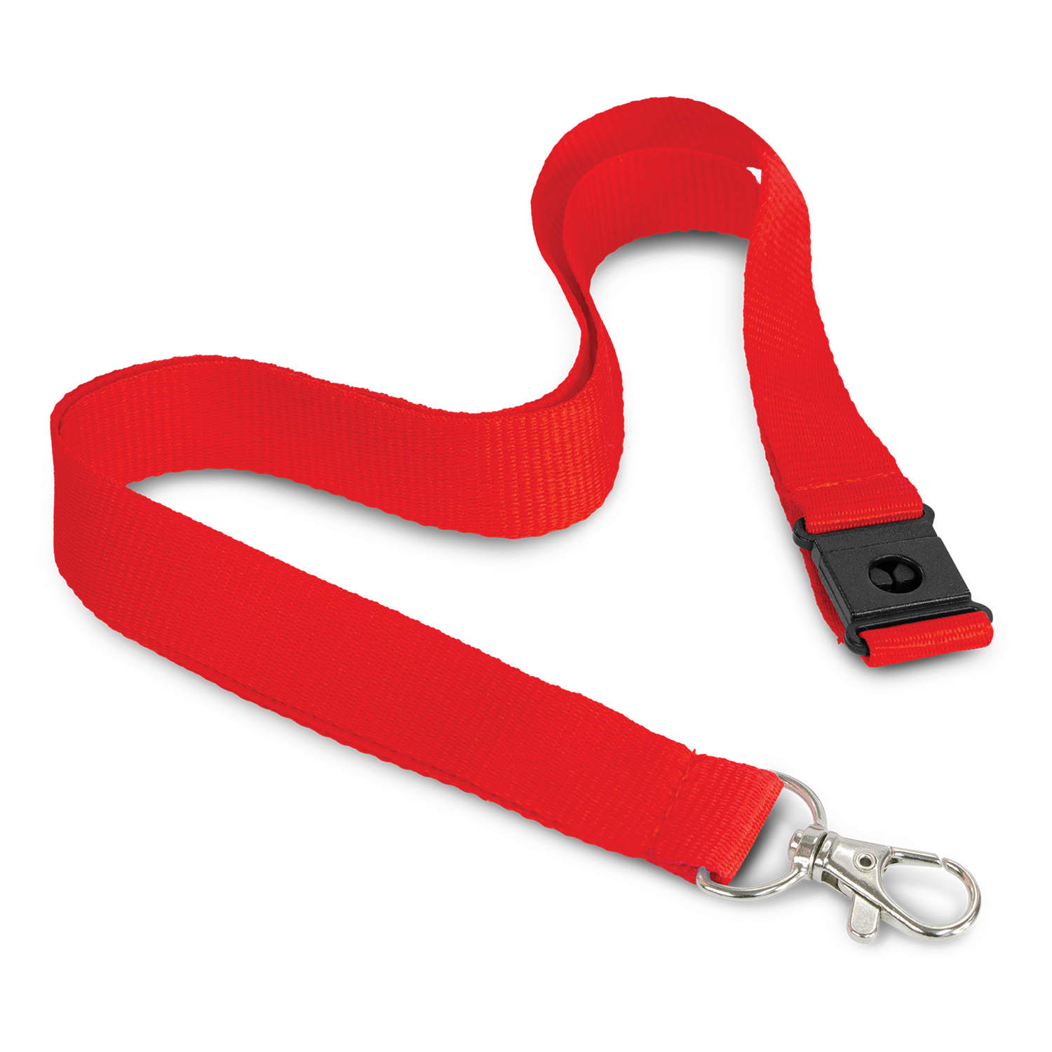3D Logo Lanyard - 116612 Image Red