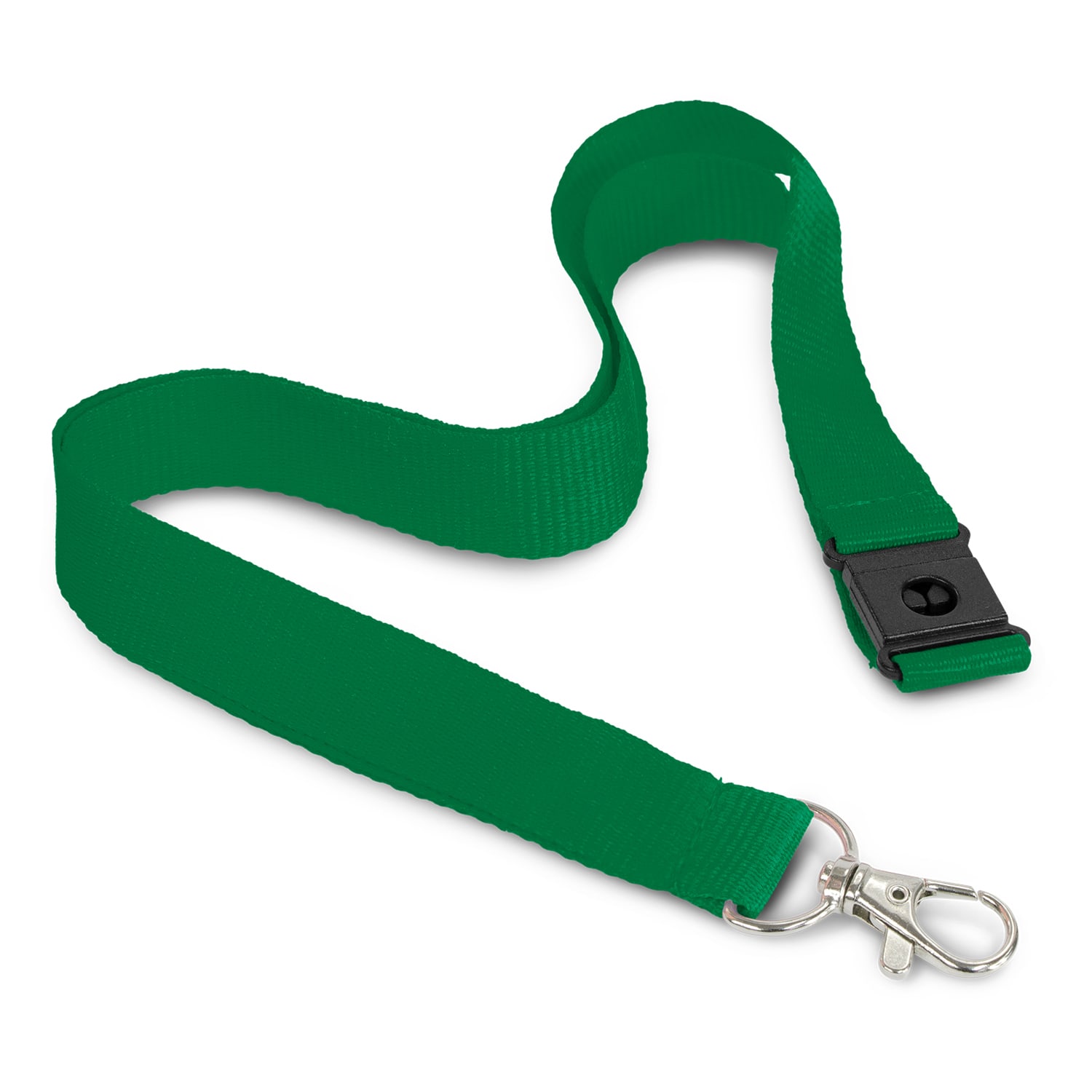 3D Logo Lanyard - 116612 Image Dark Green