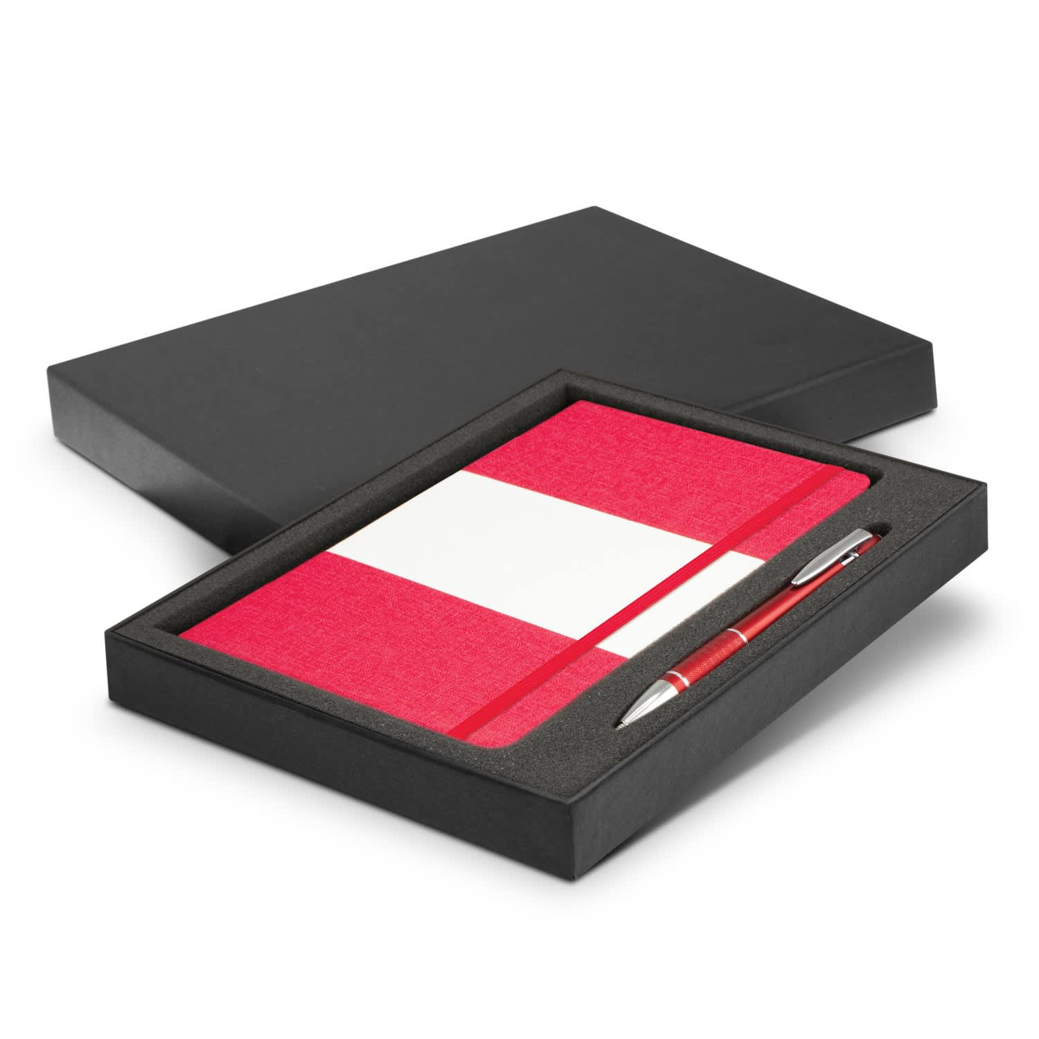 Alexis Notebook and Pen Gift Set - 116691 Image Red