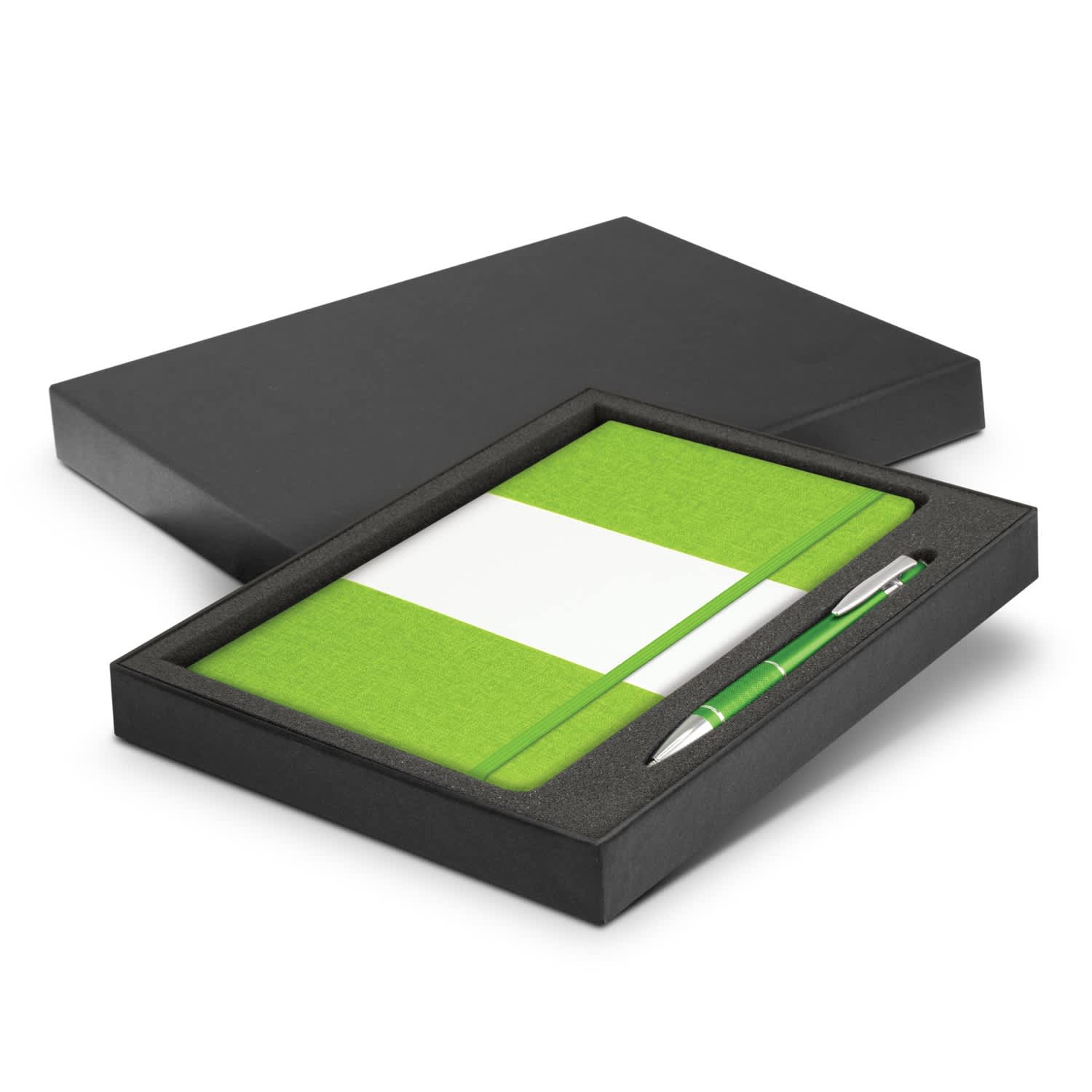 Alexis Notebook and Pen Gift Set - 116691 Image Bright Green