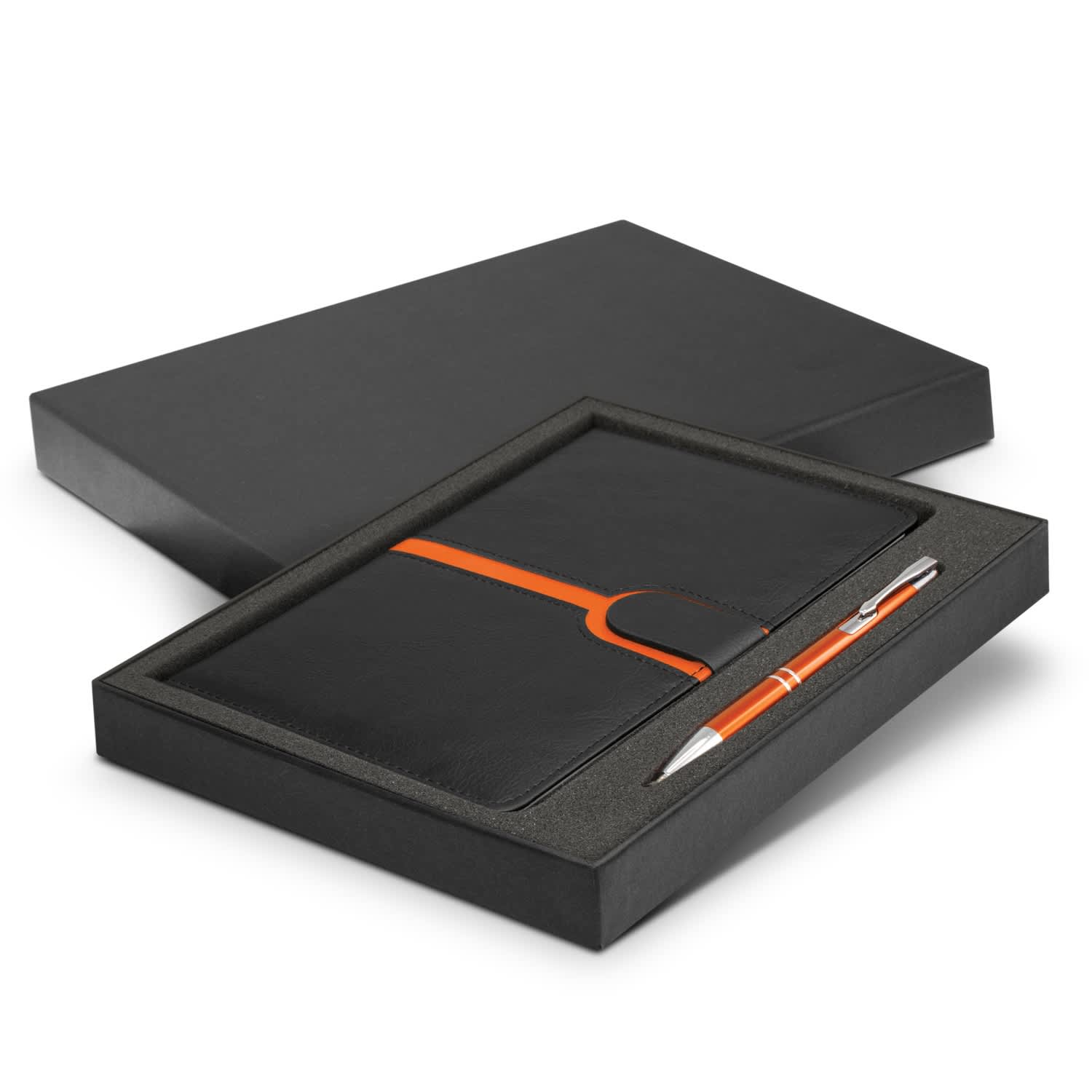 Andorra Notebook and Pen Gift Set - 116693 Image Orange