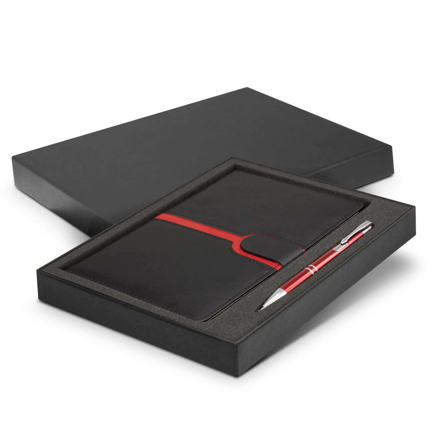 Andorra Notebook and Pen Gift Set - 116693 Image Red