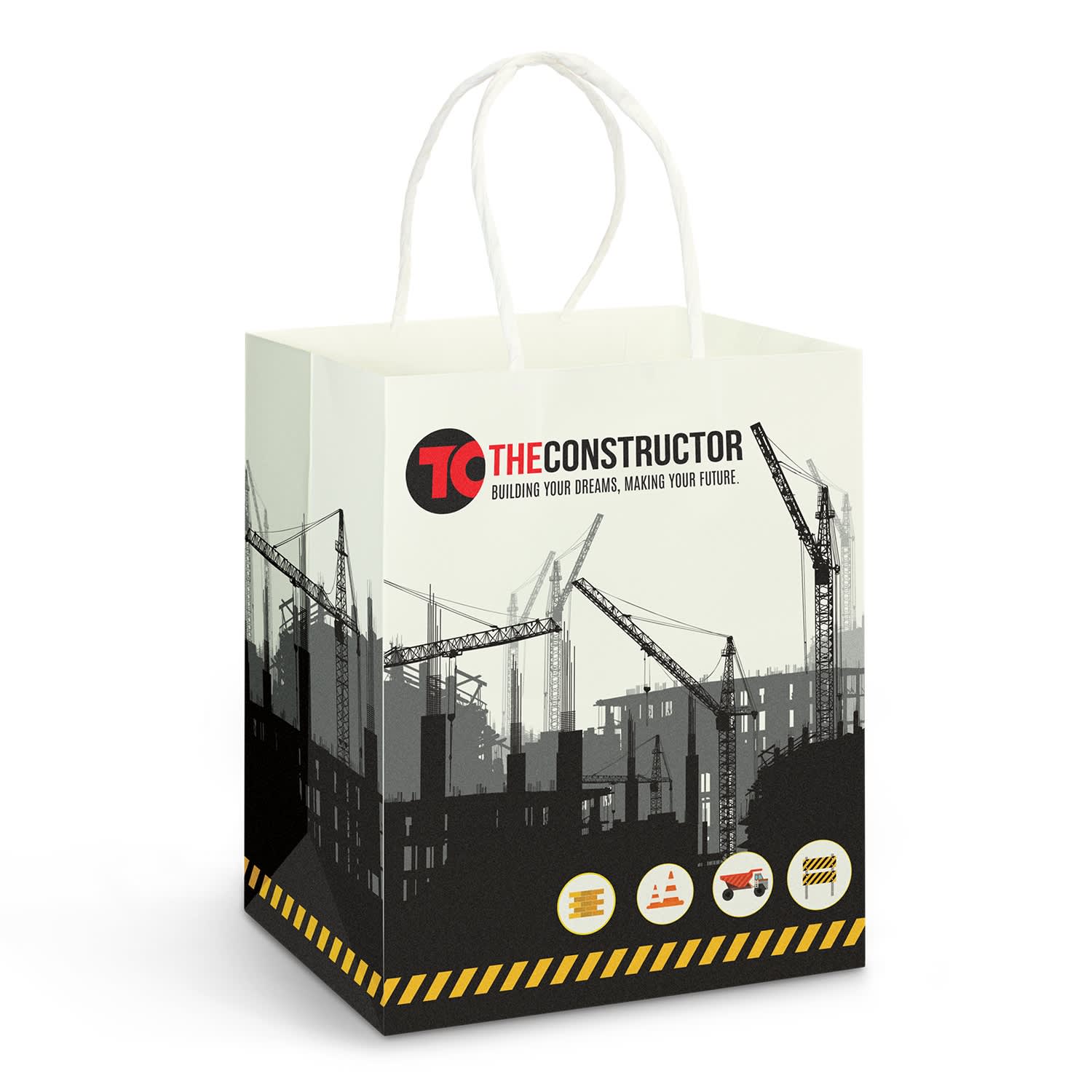 Medium Paper Carry Bag - Full Colour - 116935 Image