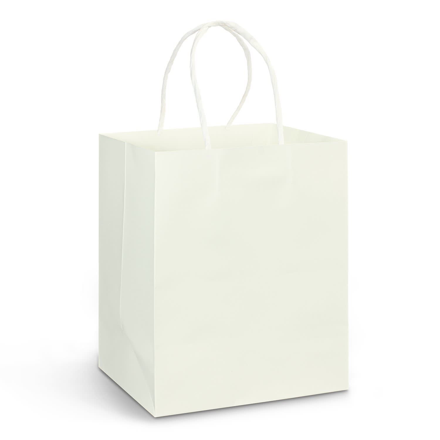 Medium Paper Carry Bag - Full Colour - 116935 Image White