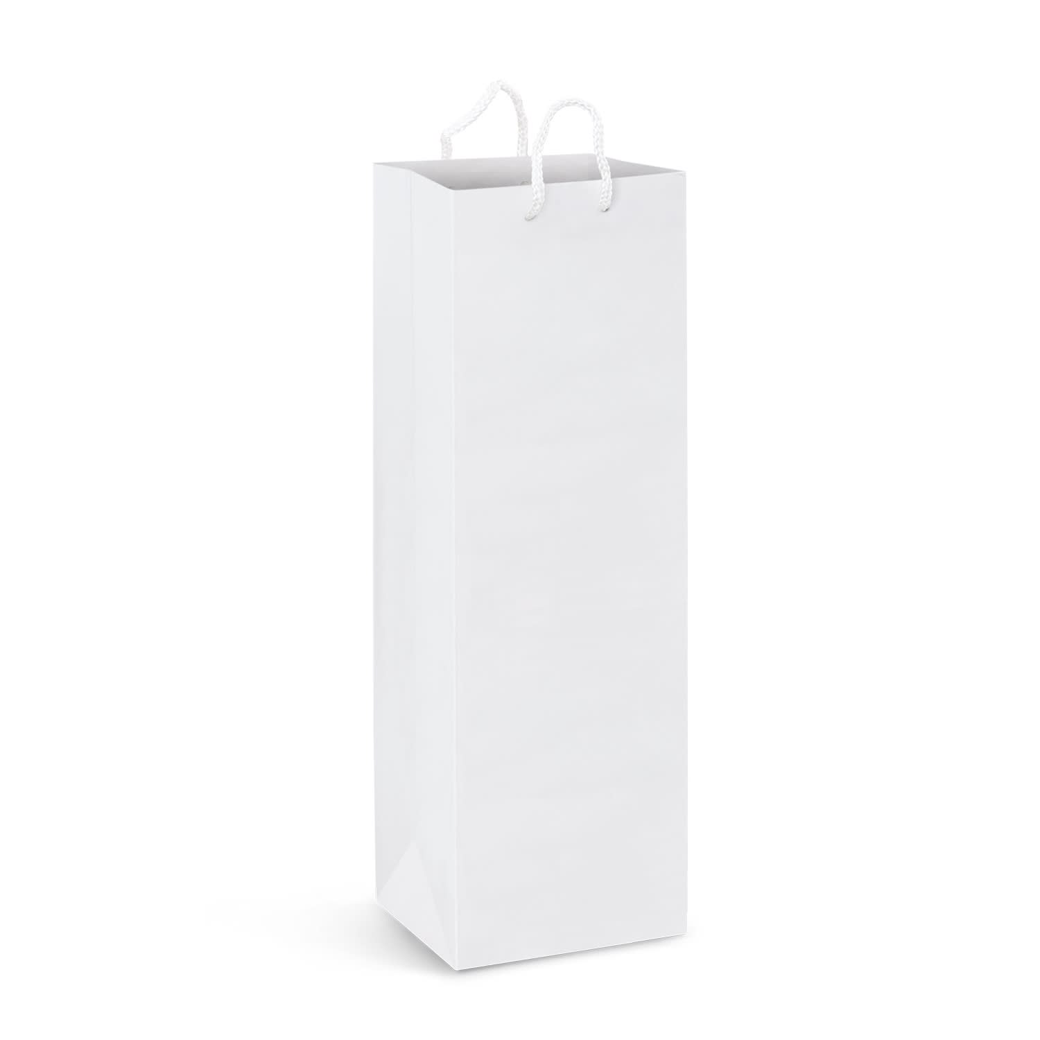 Laminated Paper Wine Bag - Full Colour - 116940 Image White