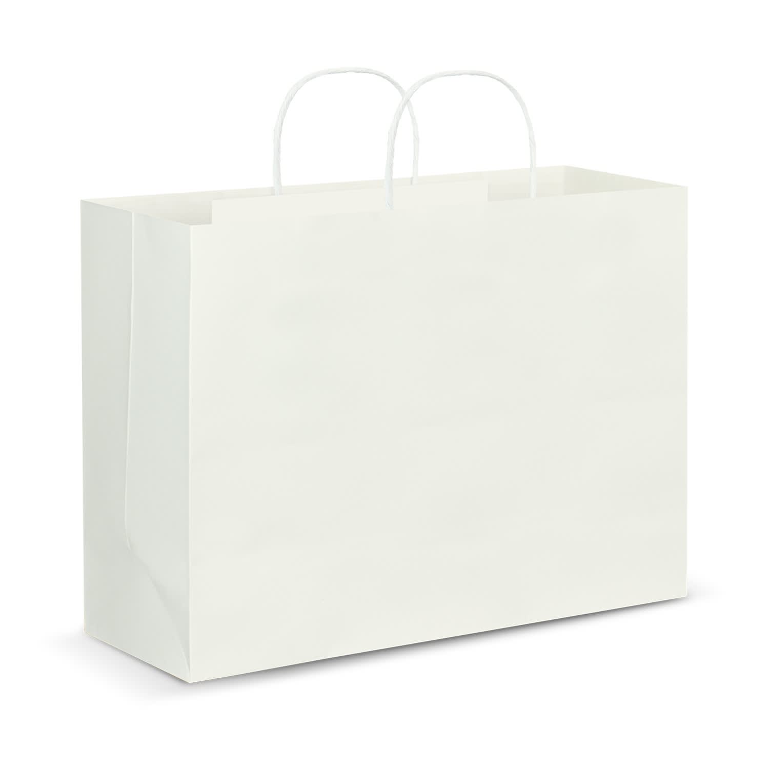 Extra Large Paper Carry Bag - Full Colour - 116942 Image White