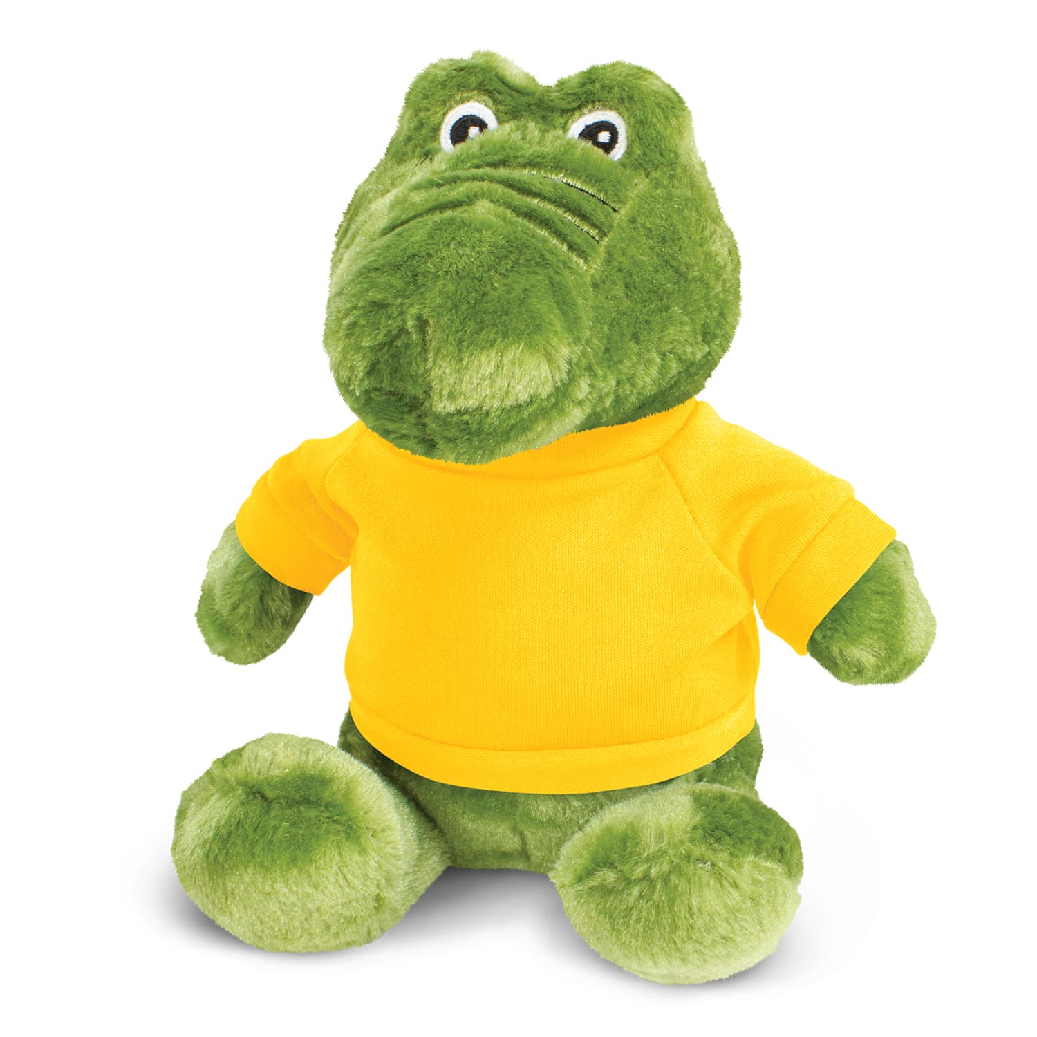 Crocodile Plush Toy - 117008 Image Yellow