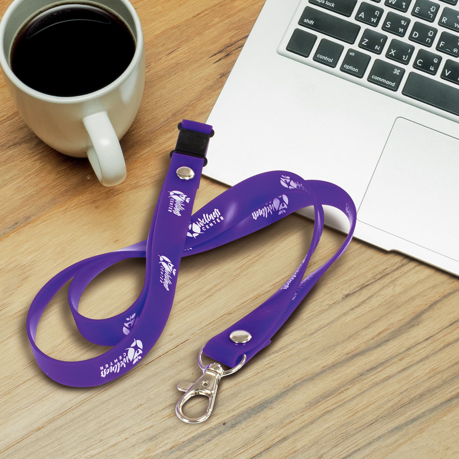 Silicone Lanyard - 117053 Image