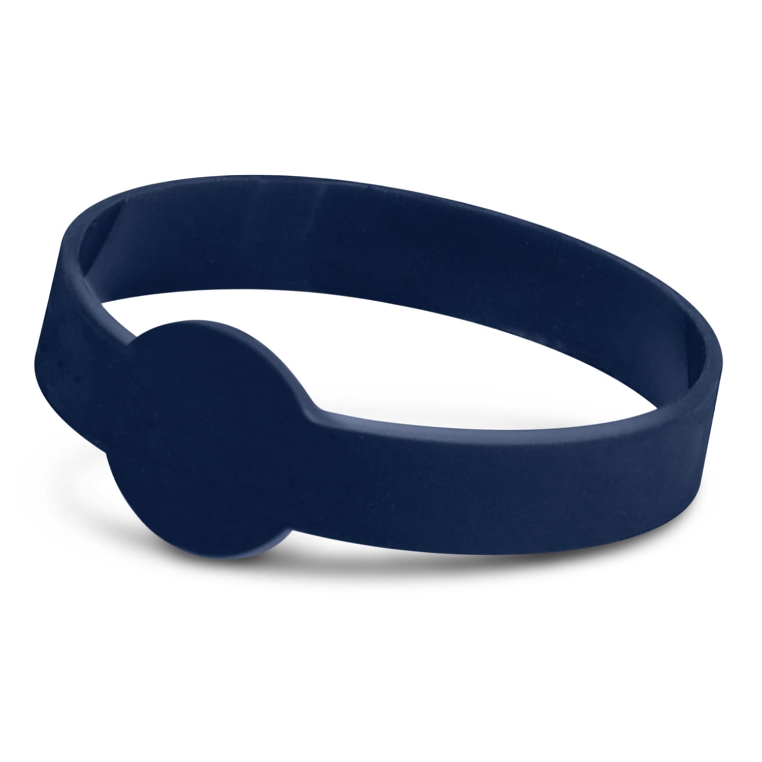 Xtra Silicone Wrist Band - Debossed - 117055 Image Navy