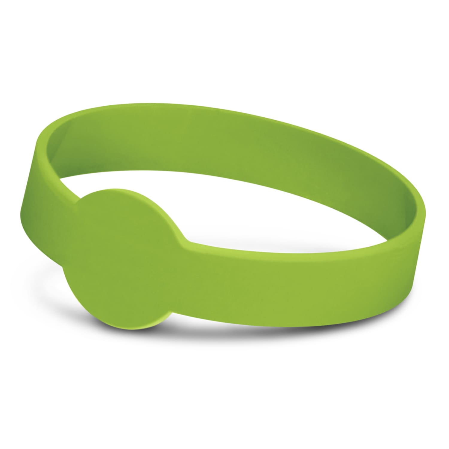 Xtra Silicone Wrist Band - Debossed - 117055 Image Bright Green