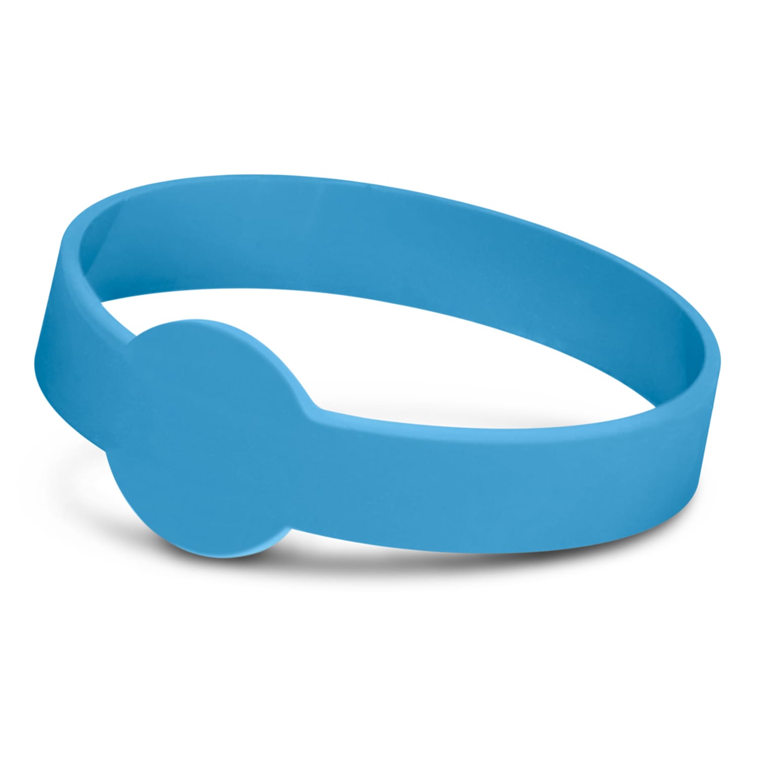 Xtra Silicone Wrist Band - Embossed - 117056 Image Light Blue