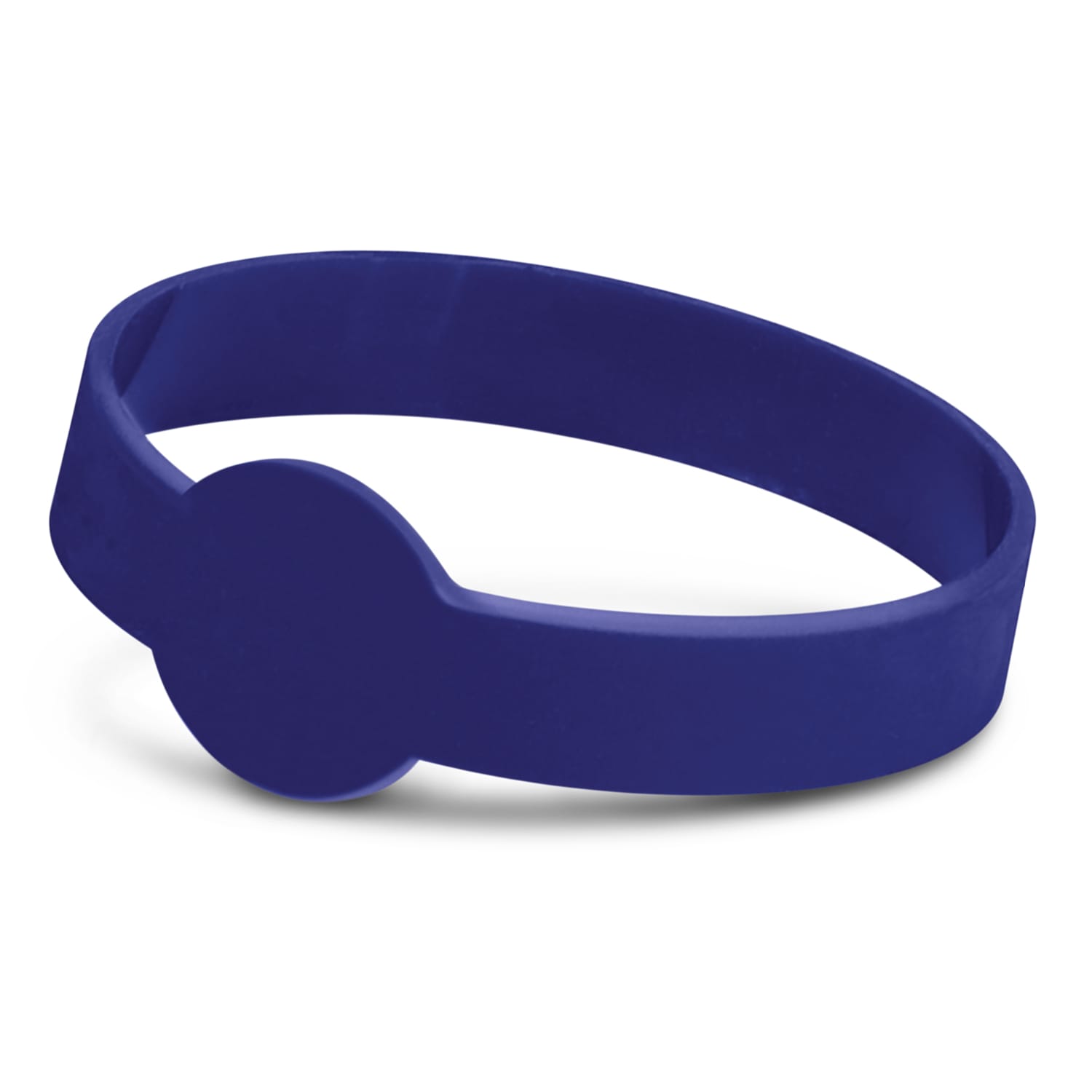 Xtra Silicone Wrist Band - Embossed - 117056 Image Dark Blue