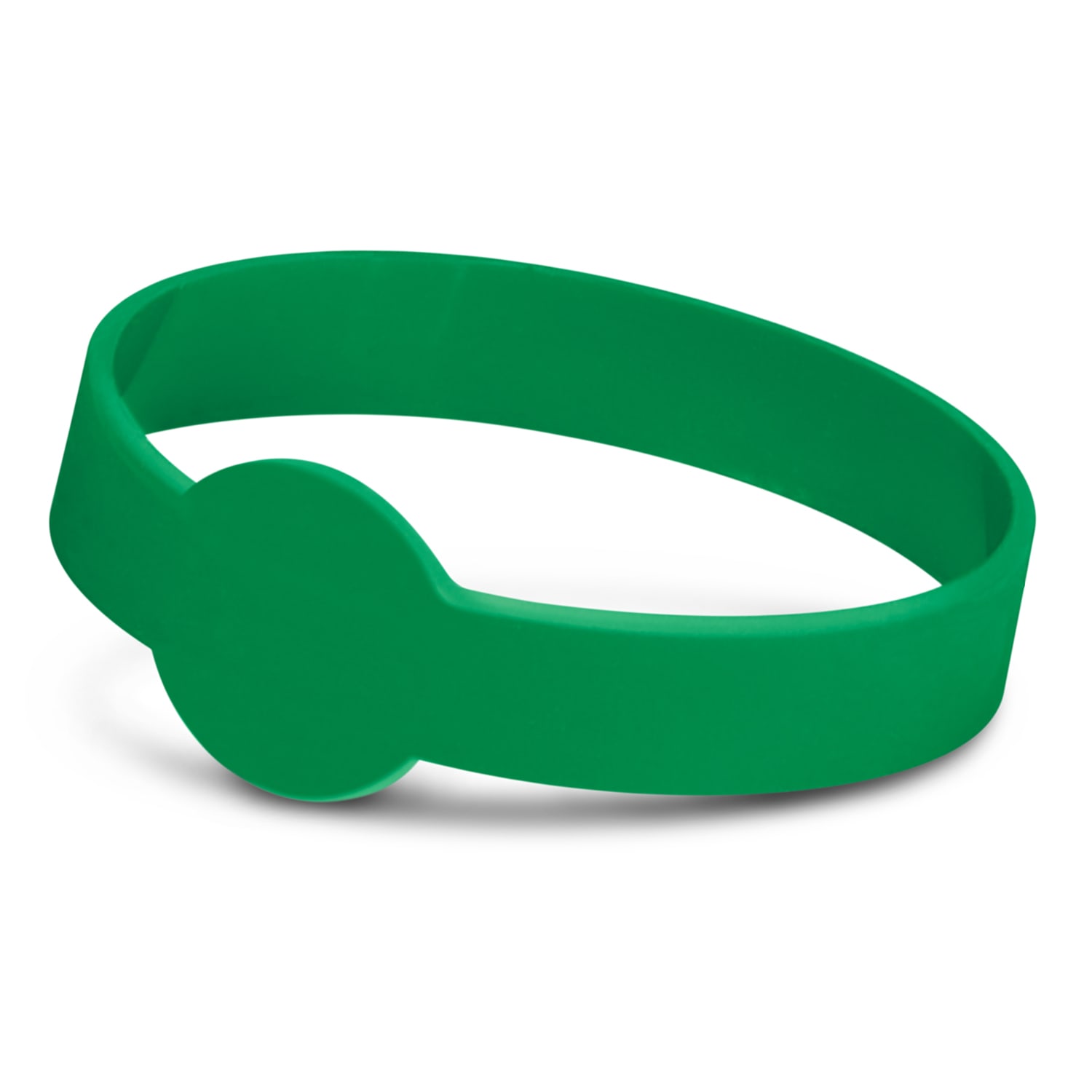 Xtra Silicone Wrist Band - Embossed - 117056 Image Dark Green