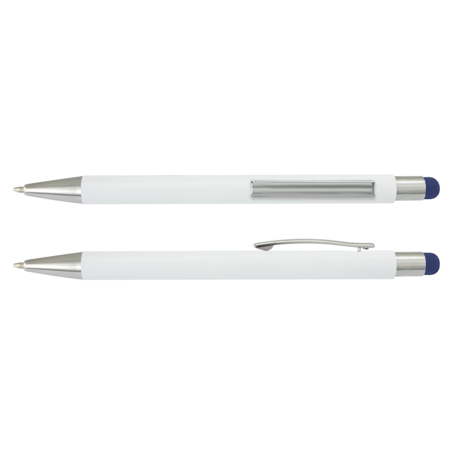 Lancer Stylus Pen - White Barrel - 117120 Image Black