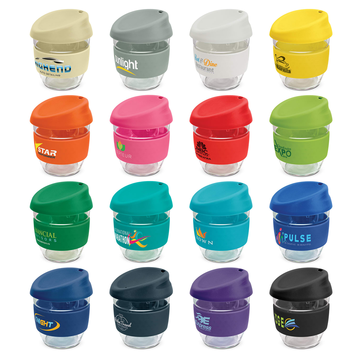 Nova Cup - Borosilicate 250ml | Eco Merchandise | Branded Reusable Coffee Cups NZ