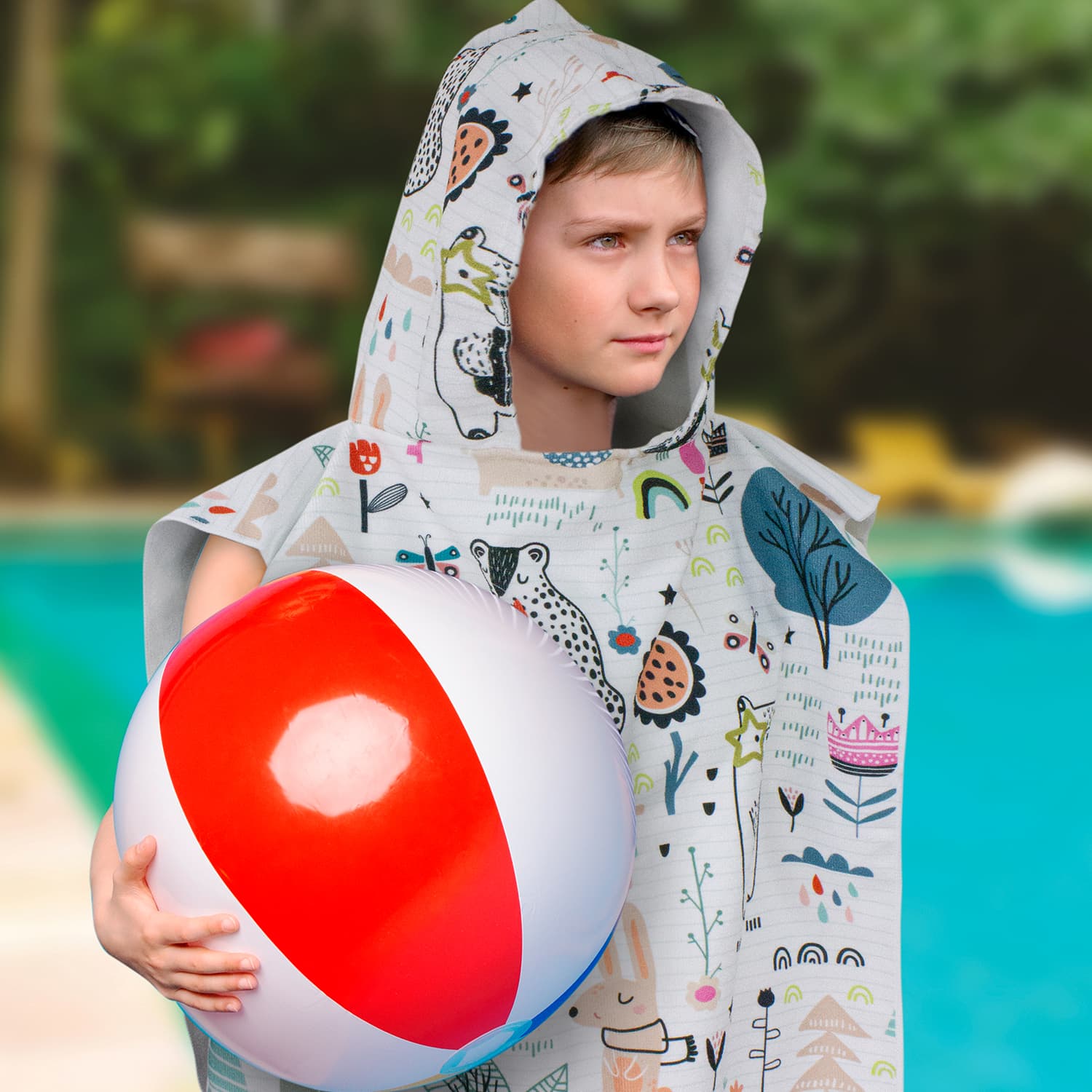 Kids Hooded Towel - 117465 Image