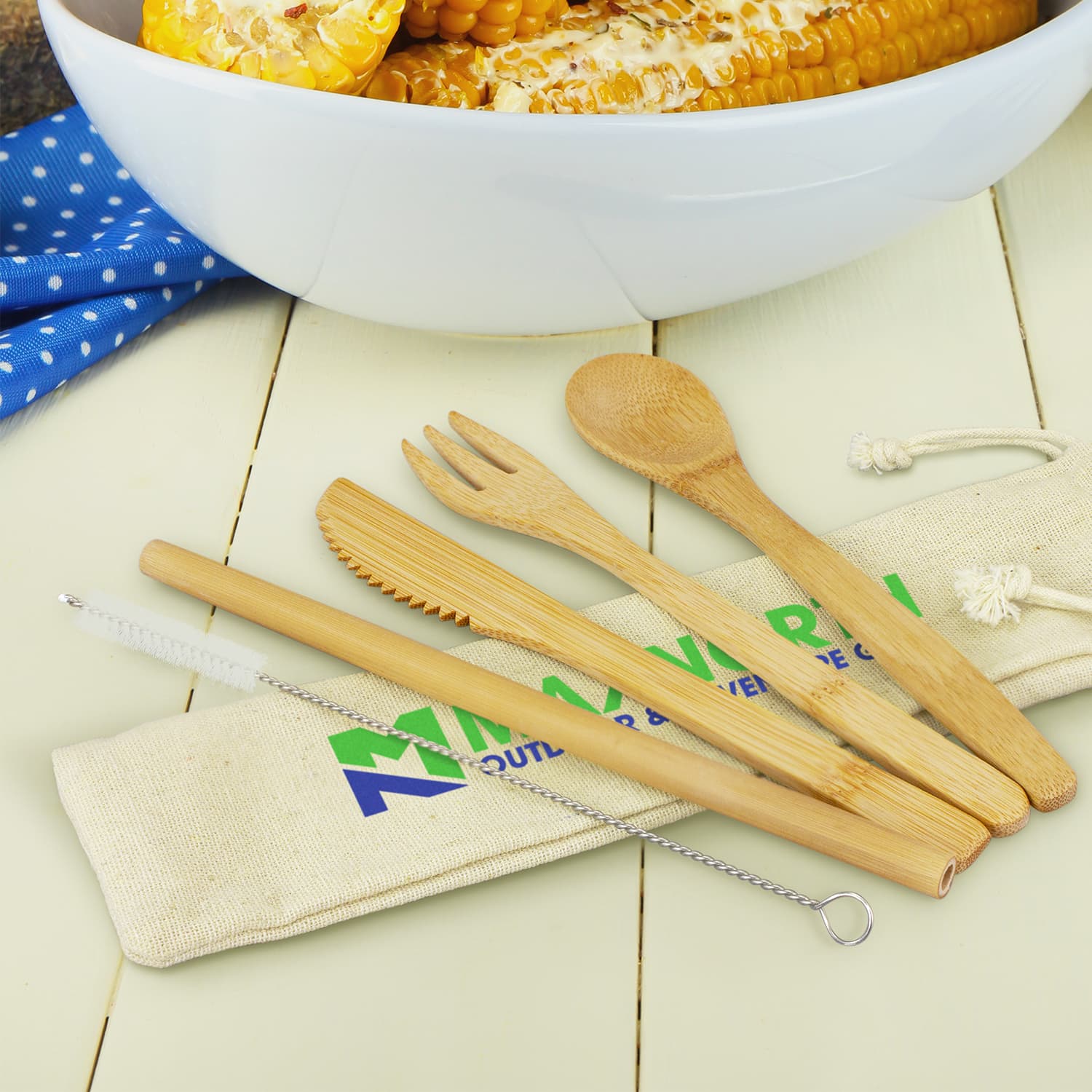 Bamboo Cutlery Set - 117633 Image