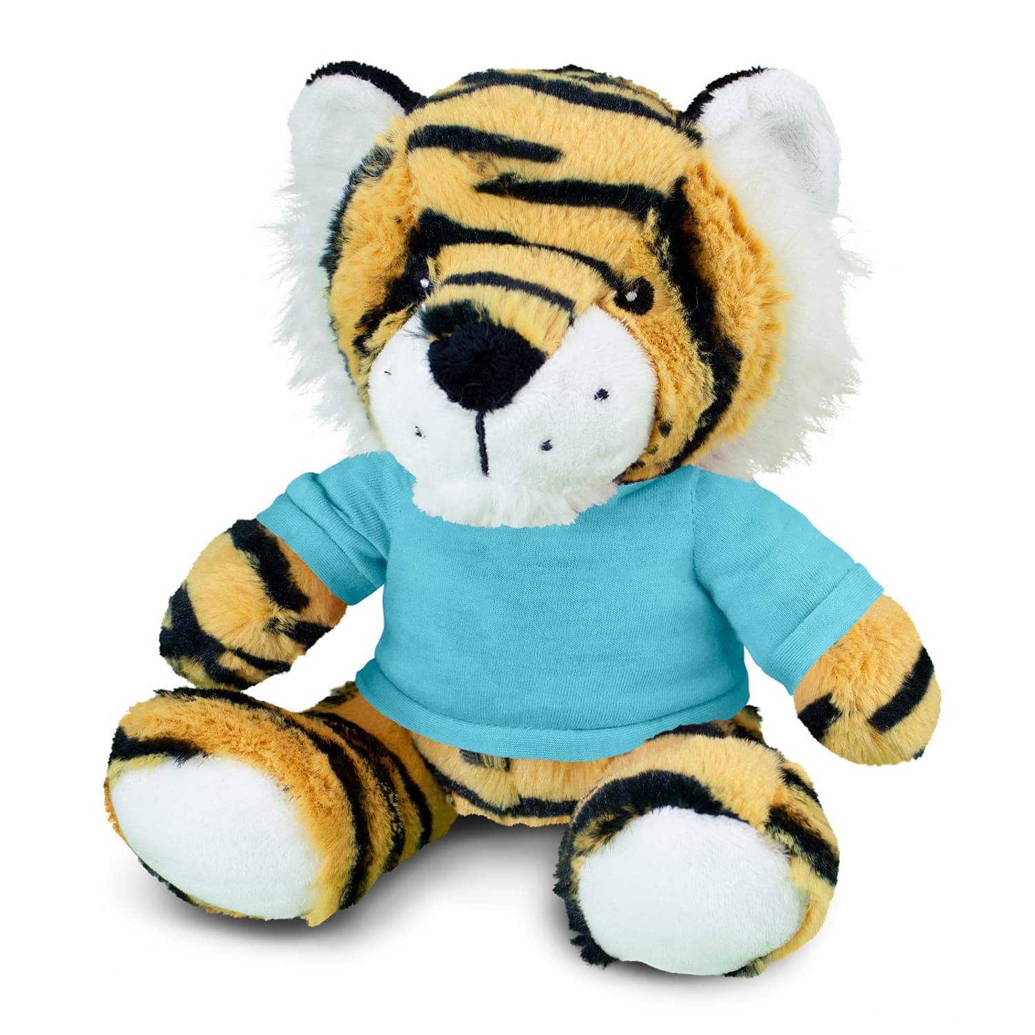Tiger Plush Toy - 117865 Image Light Blue