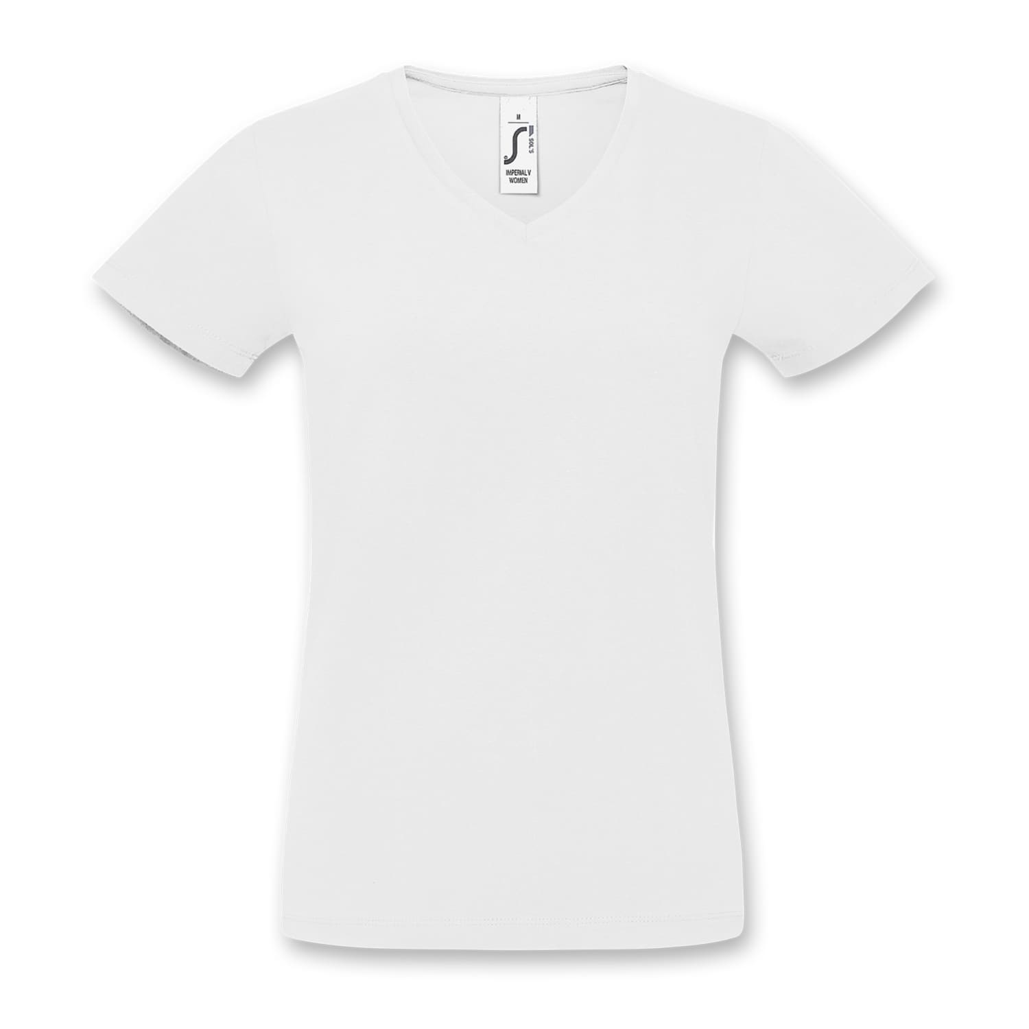 SOLS Imperial Womens V Neck T-Shirt - 118083 Image White