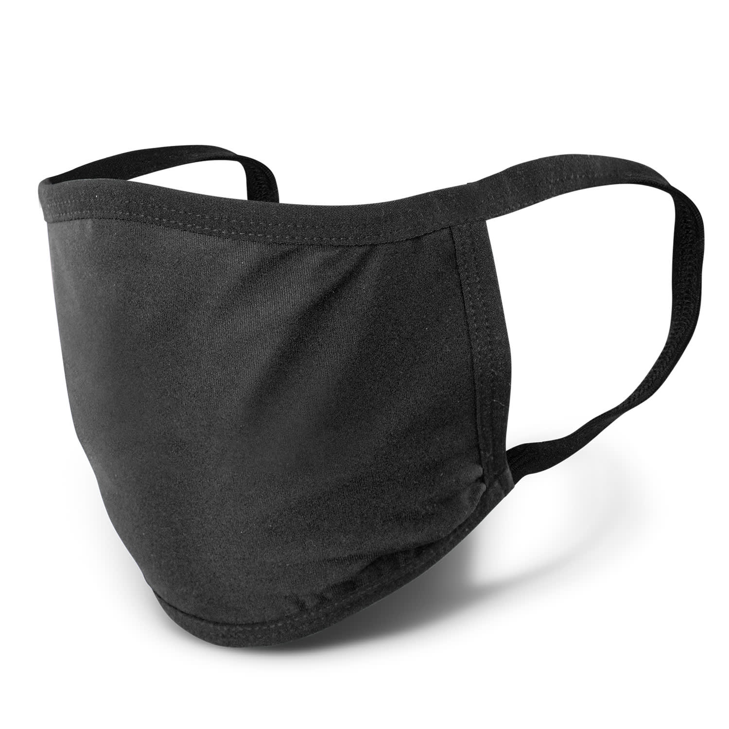Reusable 3-ply Cotton Face Mask - 118527 Image Black