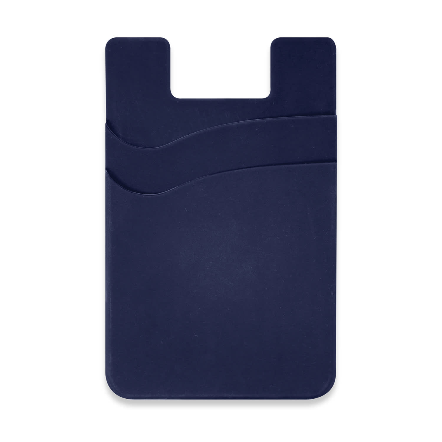 Dual Silicone Phone Wallet - 118530 Image Navy