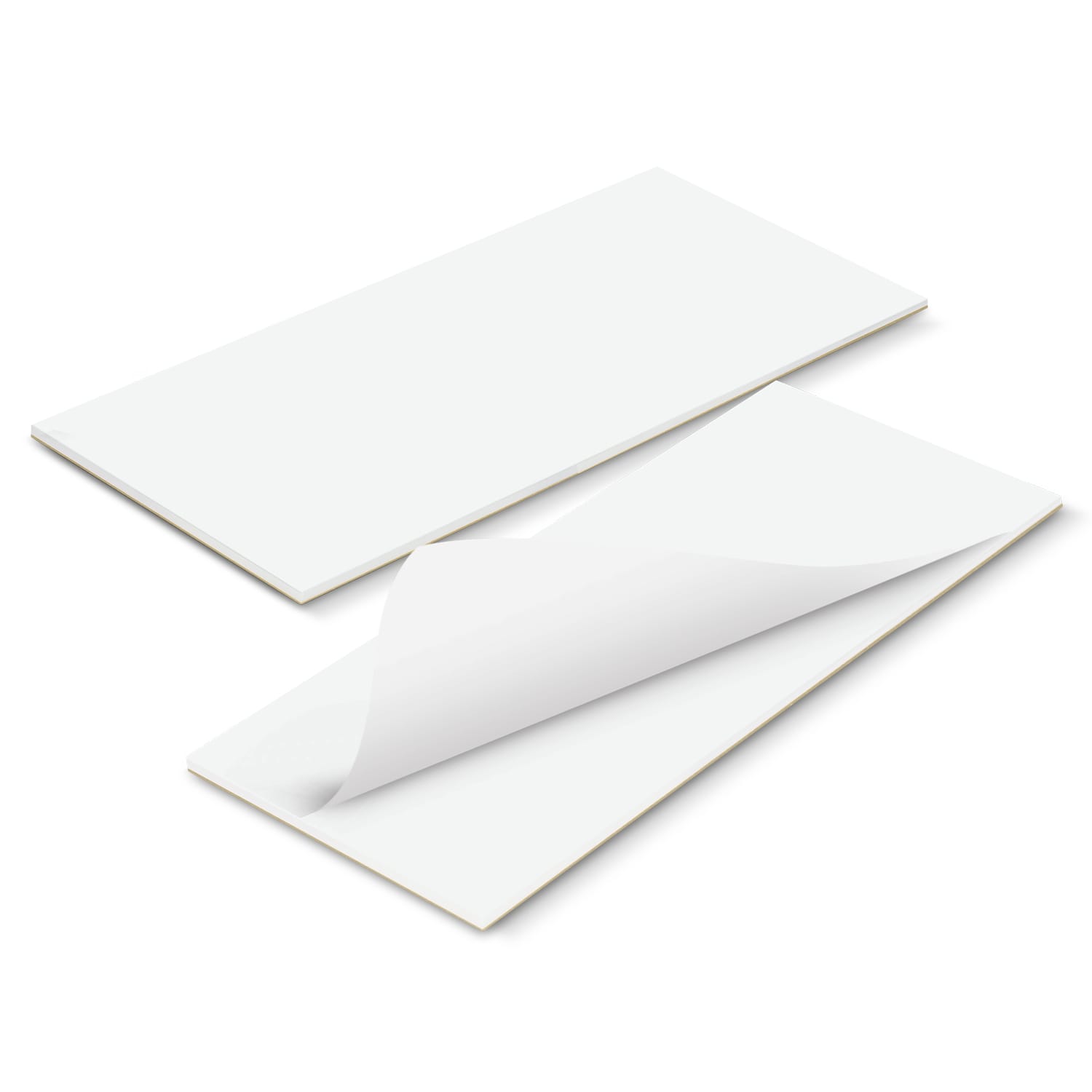 90mm x 160mm Note Pad - Full Colour - 118656 Image White