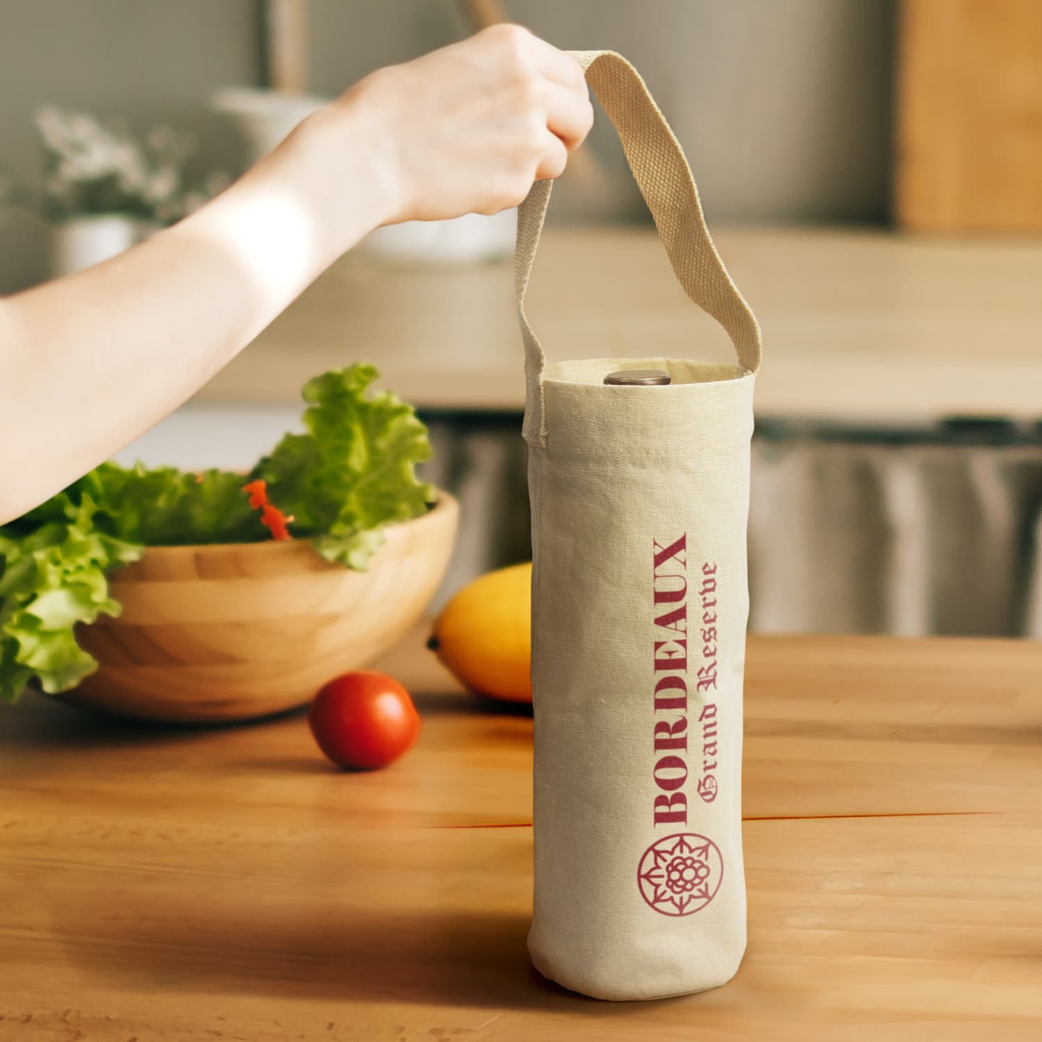 Cotton Wine Tote Bag - 119334 Image