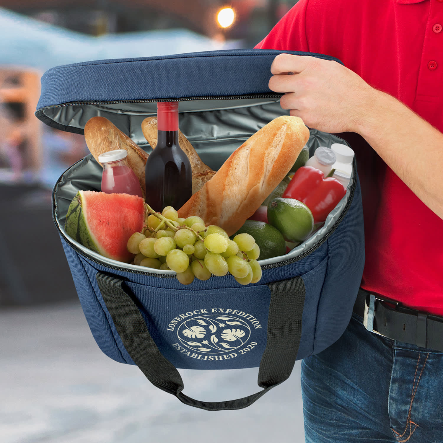 Caspian Cooler Bag - 119362 Image Charcoal