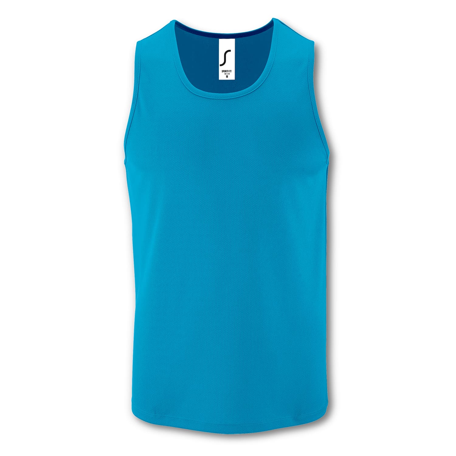 SOLS Sporty Mens Tank Top - 119580 Image Aqua