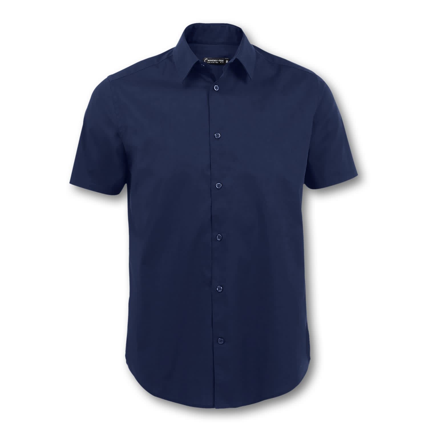 SOLS Broadway Short Sleeve Shirt - 120012 Image Dark Blue