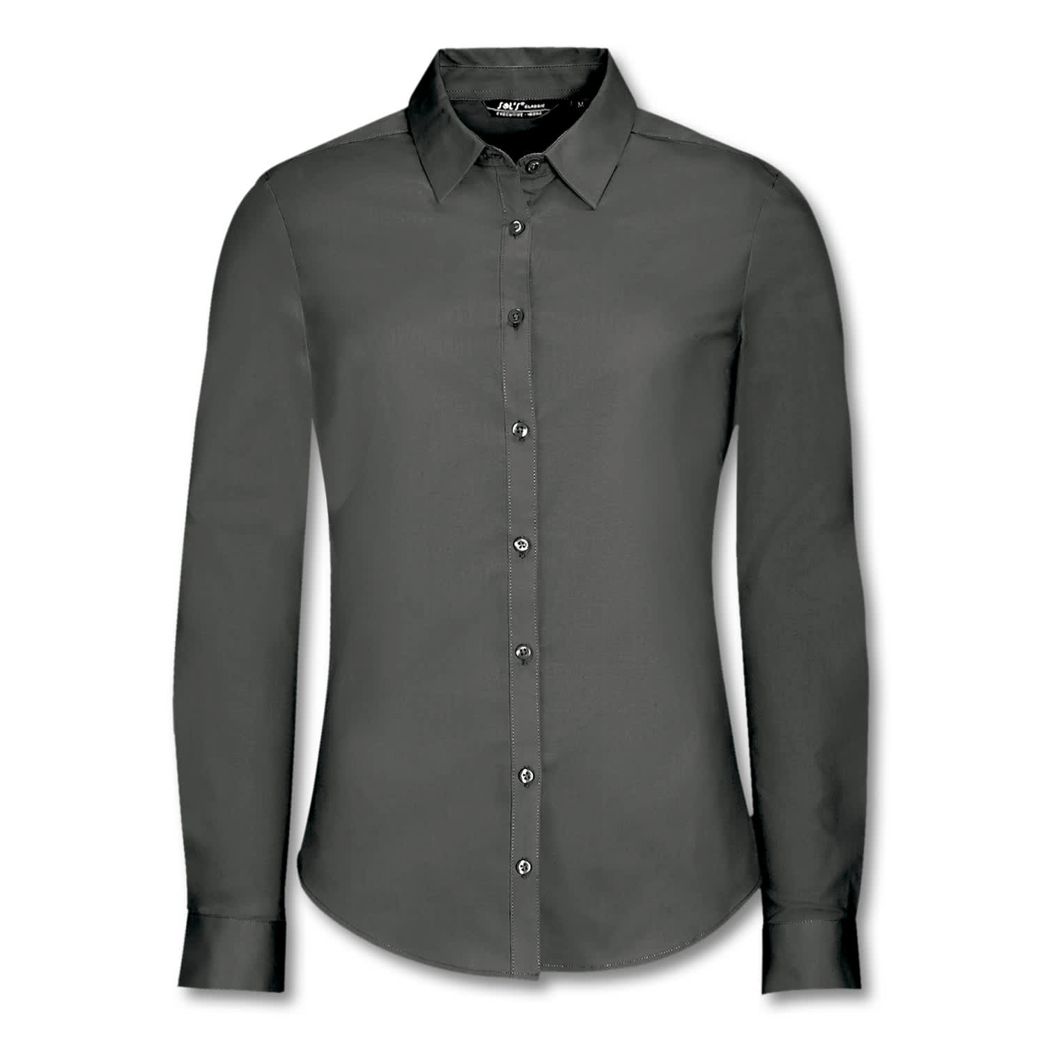 SOLS Blake Women's Long Sleeve Shirt - 120015 Image Titanium