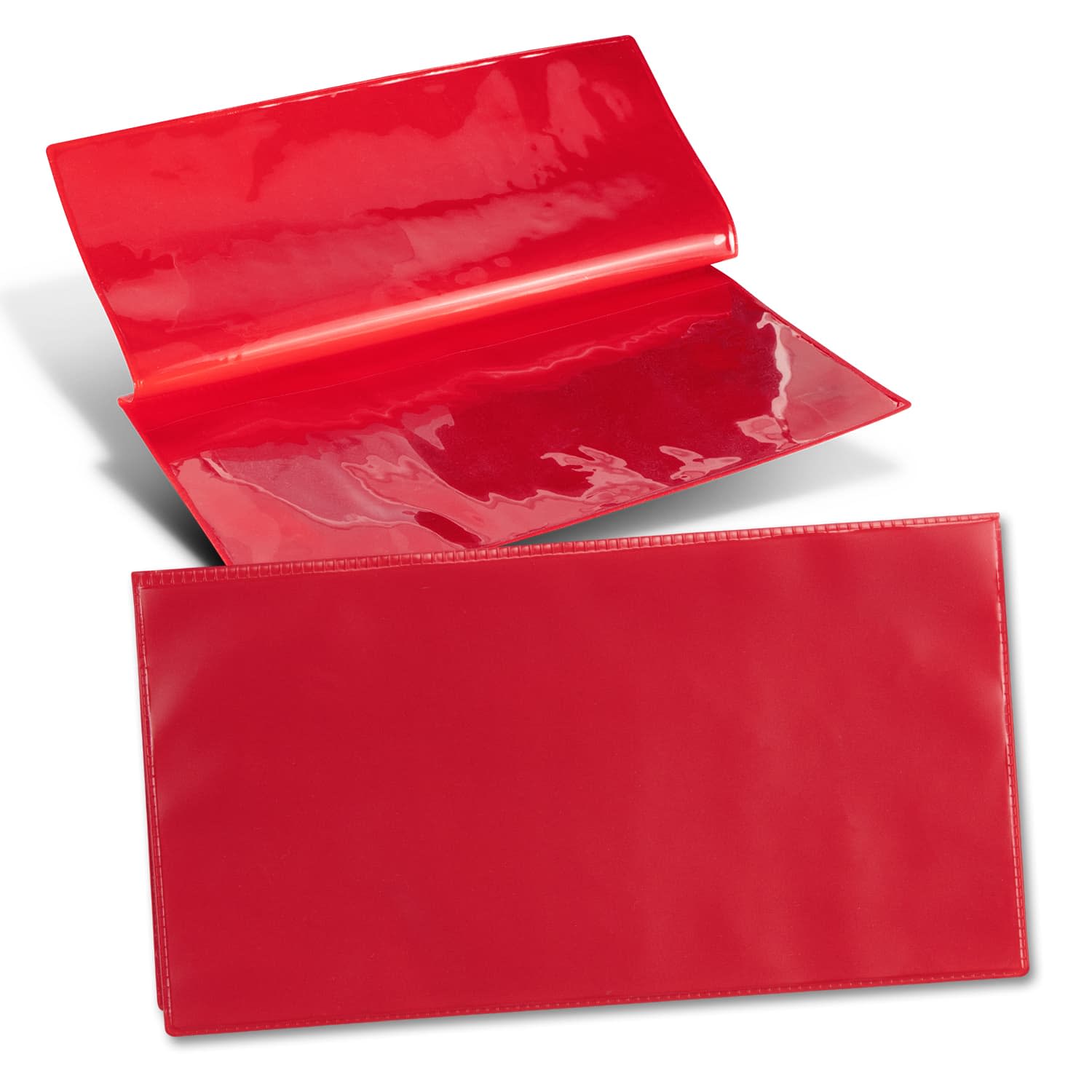 Vinyl Travel Wallet - 120237 Image Red