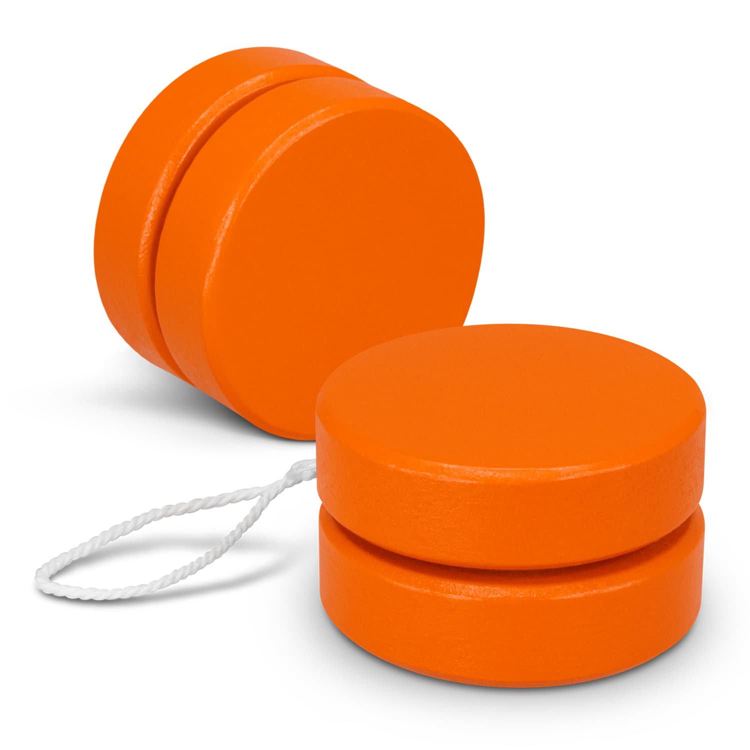 Jester Wooden Yoyo - 120244 Image Orange