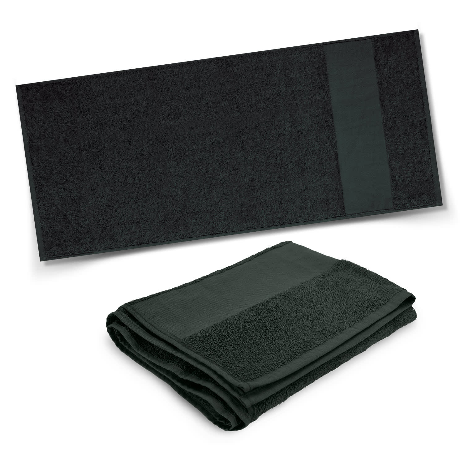 Marina Terry Towel - 120246 Image Black