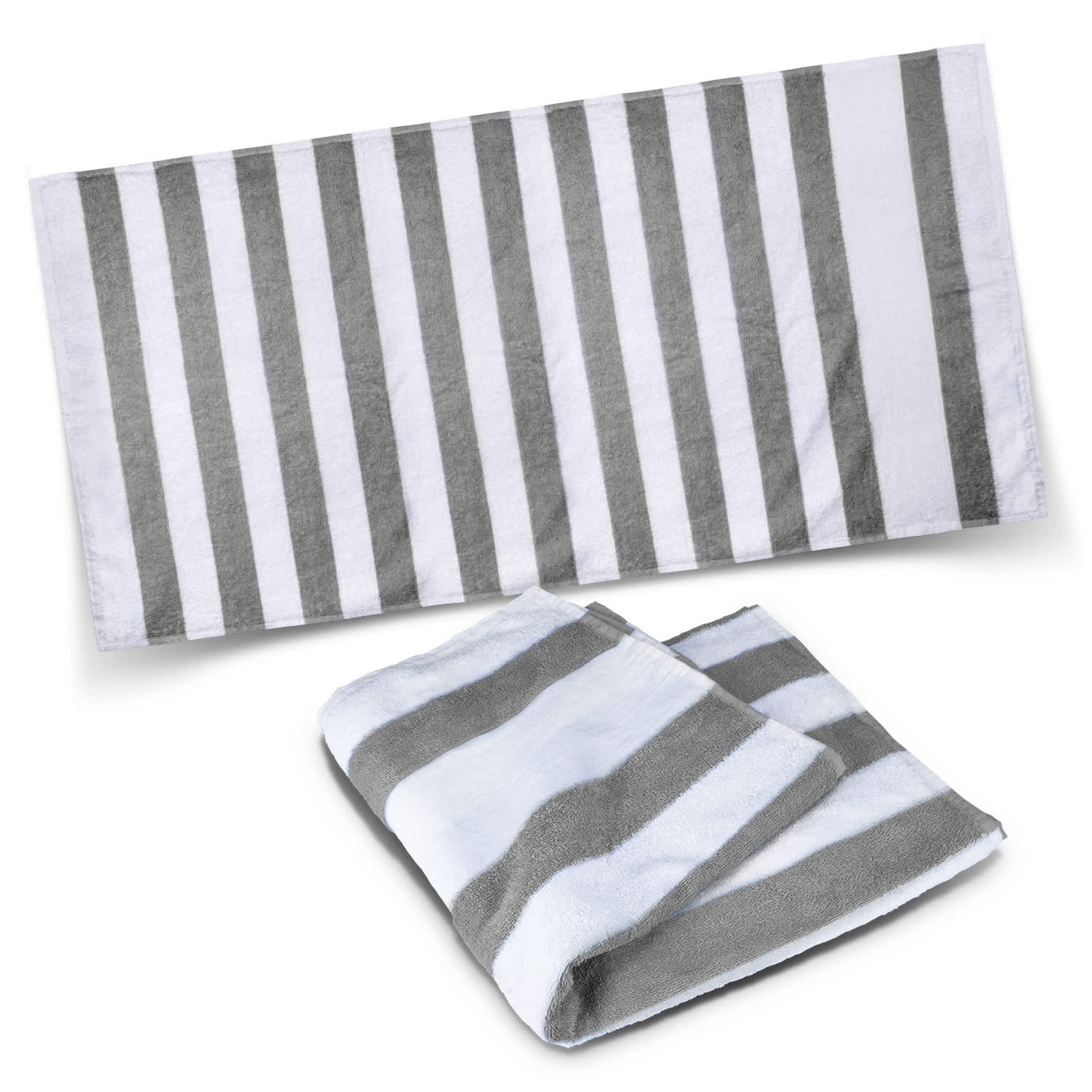 Esplanade Beach Towel - 120248 Image White/Grey