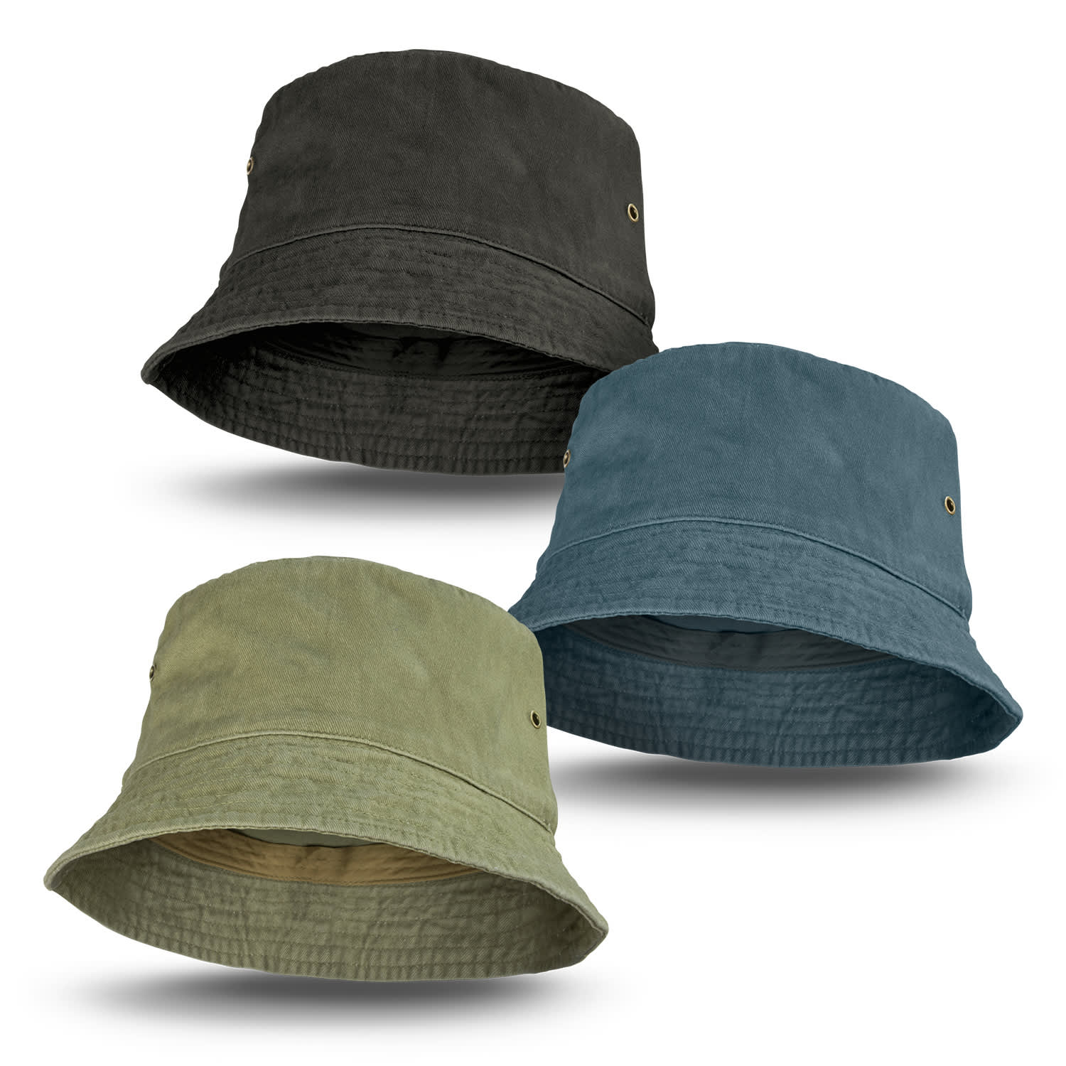 Stone Washed Bucket Hat | Branded Hat | Printed Hat NZ | Trends Collection | Withers & Co