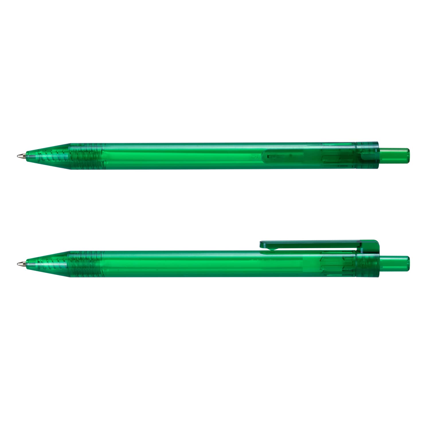 RPET Pen - 120420 Image Translucent Green