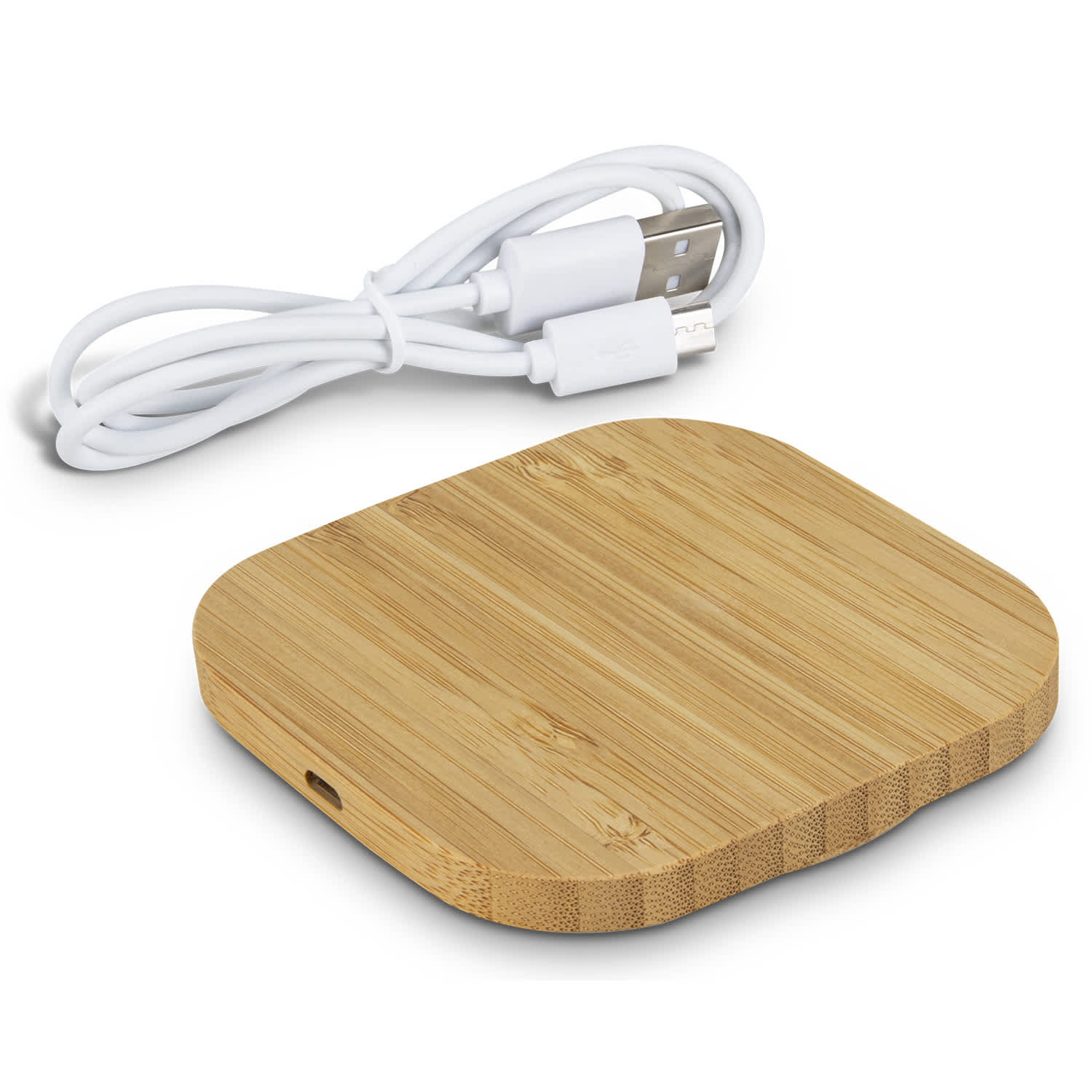 Vita Bamboo Wireless Charger - Square - 120614 Image Natural