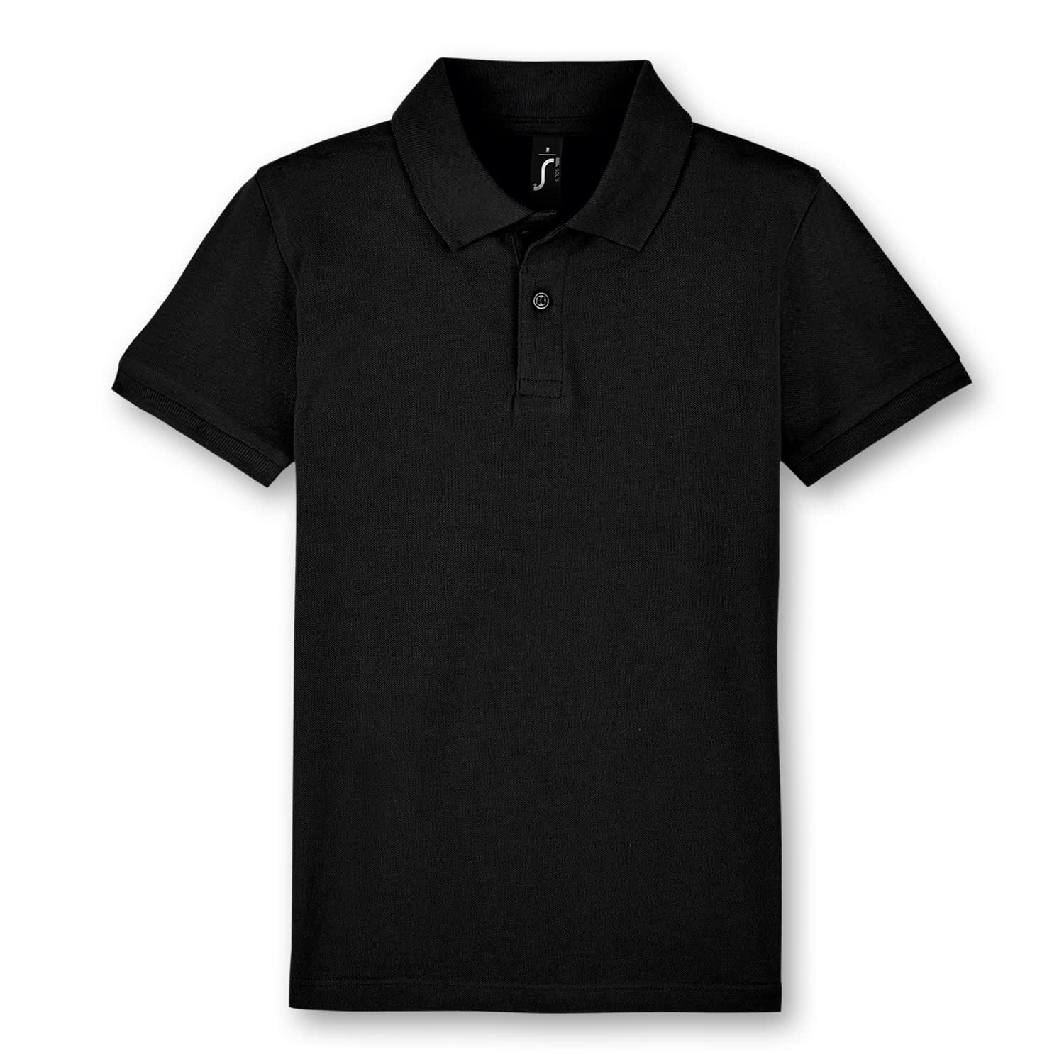 SOLS Perfect Kids Polo T-shirt - 120670 Image Black