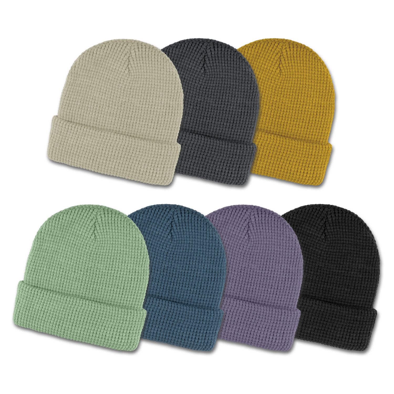 Galway Waffle Beanie | Branded Waffle Beanie| Printed Waffle Beanie NZ | Withers & Co