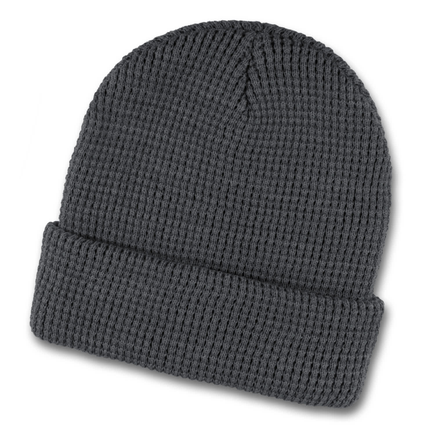 Galway Waffle Beanie - 120949 Image Charcoal