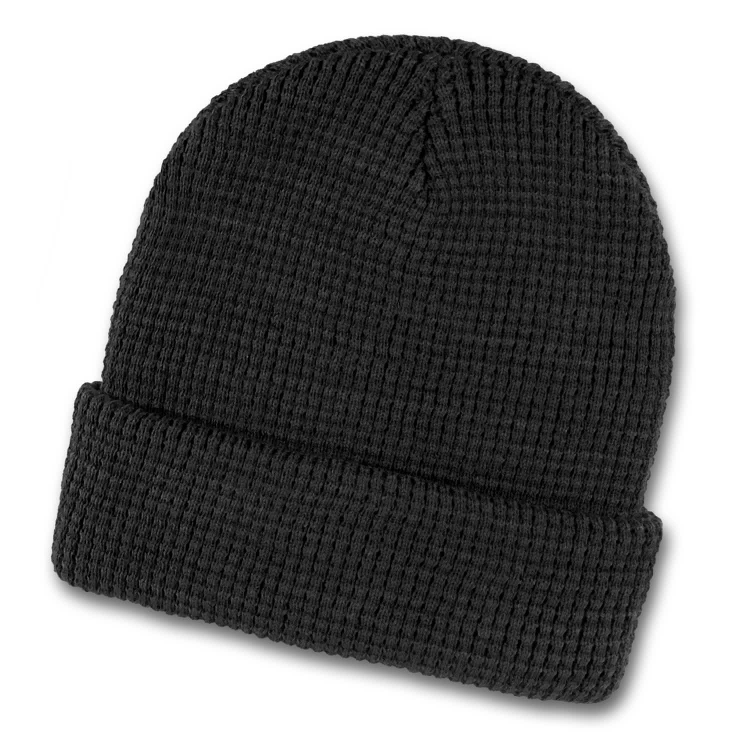 Galway Waffle Beanie - 120949 Image Black