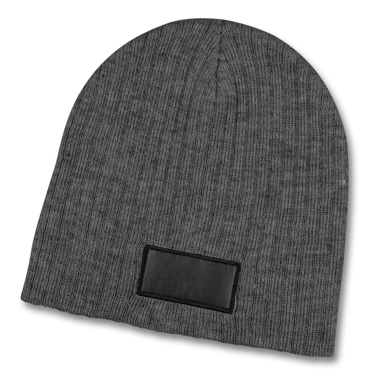 Nebraska Heather Cable Knit Beanie With Patch - 120950 Image