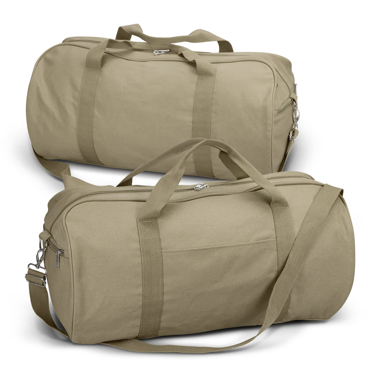 Canvas Duffle Bag - 121130 Image Beige